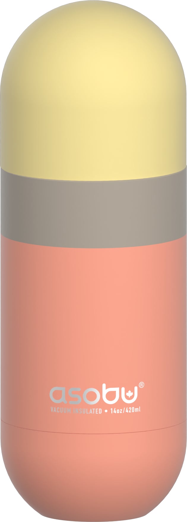 Butelka termiczna Orb 420 ml pastelowy pomarańczowy