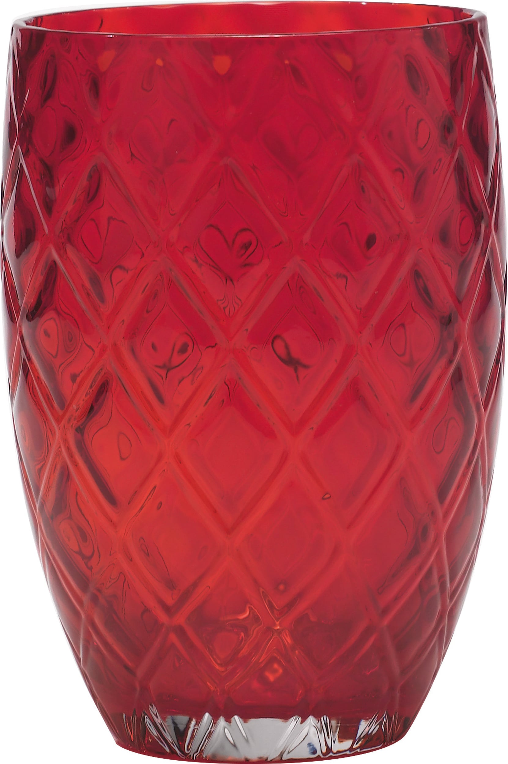 Szklanka Losanghe 380 ml czerwona