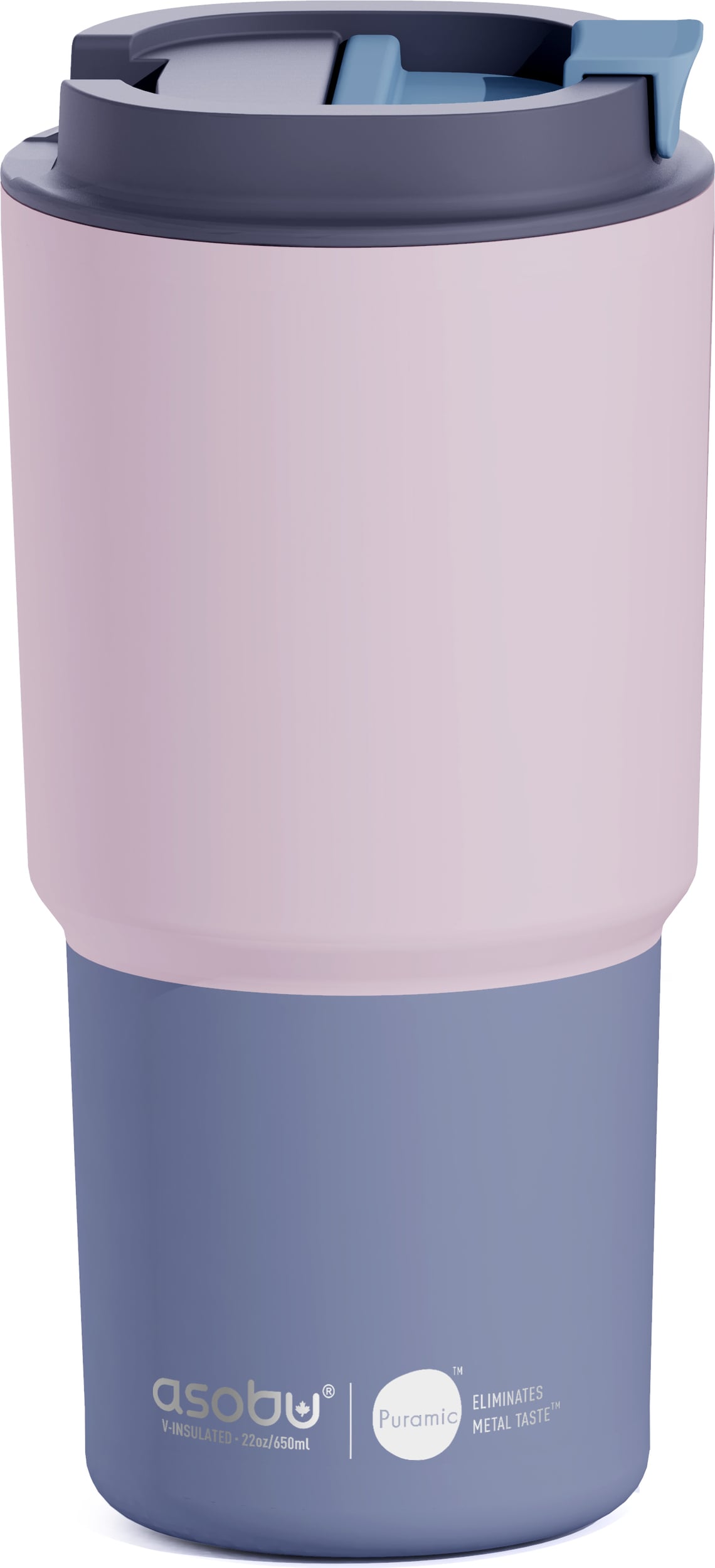 Kubek termiczny Pick Me Up 650 ml pastelowy fiolet
