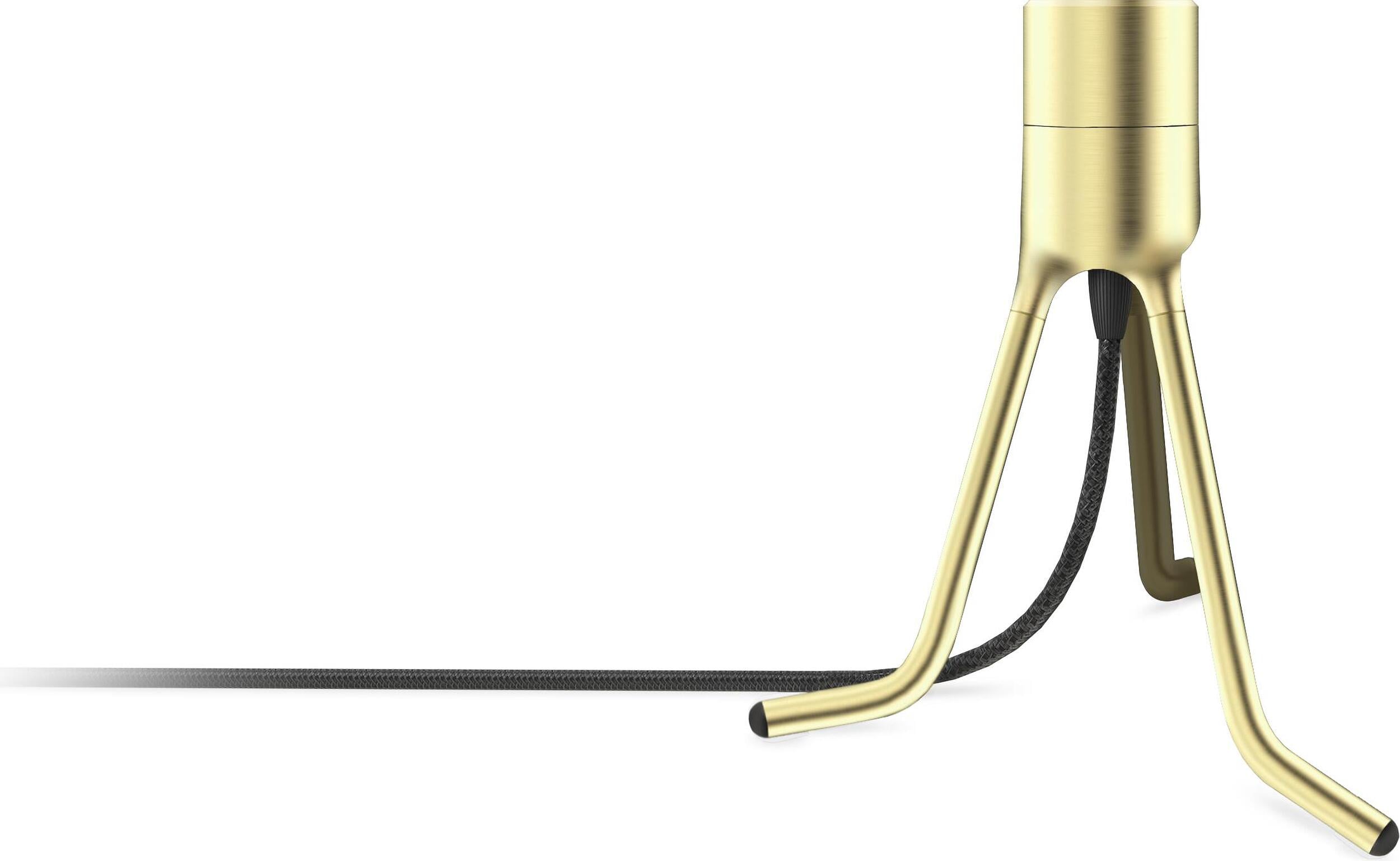 Podstawa do lamp nocnych i stołowych Tripod Base szczotkowany mosiądz