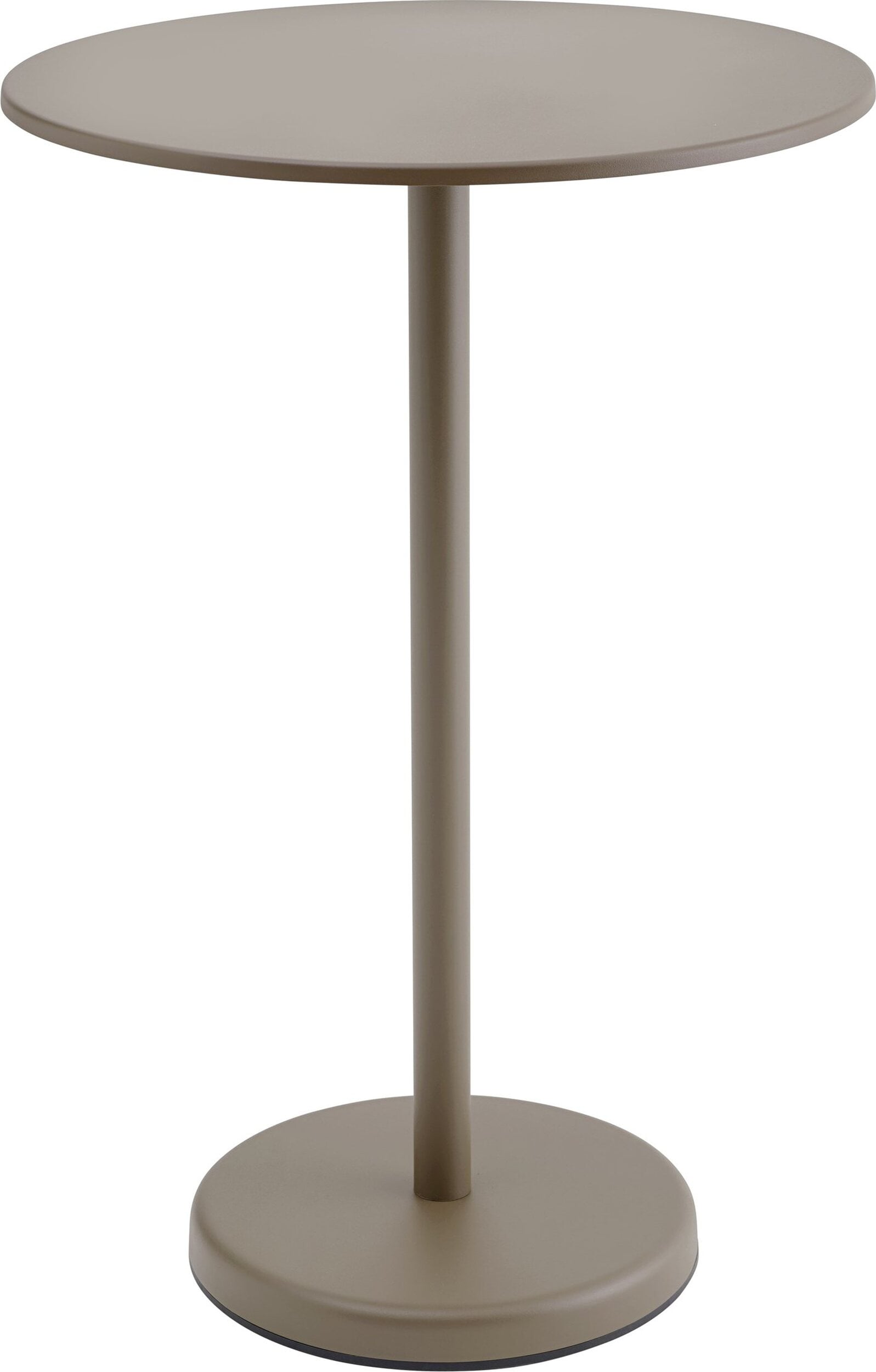 Stolik kawowy Linear okrągły 70 x 105 cm taupe