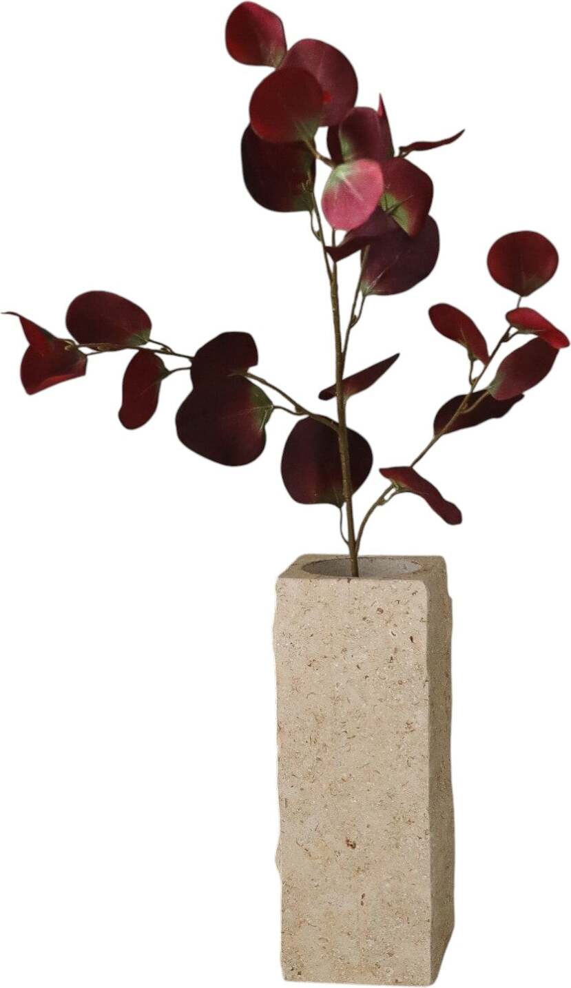Gałązka sztuczna Botane eukaliptus 84 cm bordowy