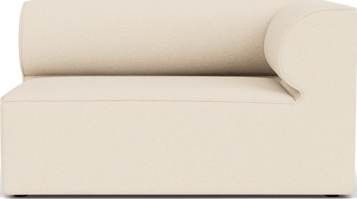 Narożnik prawostronny sofy modułowej Eave 86 x 129 cm kremowy