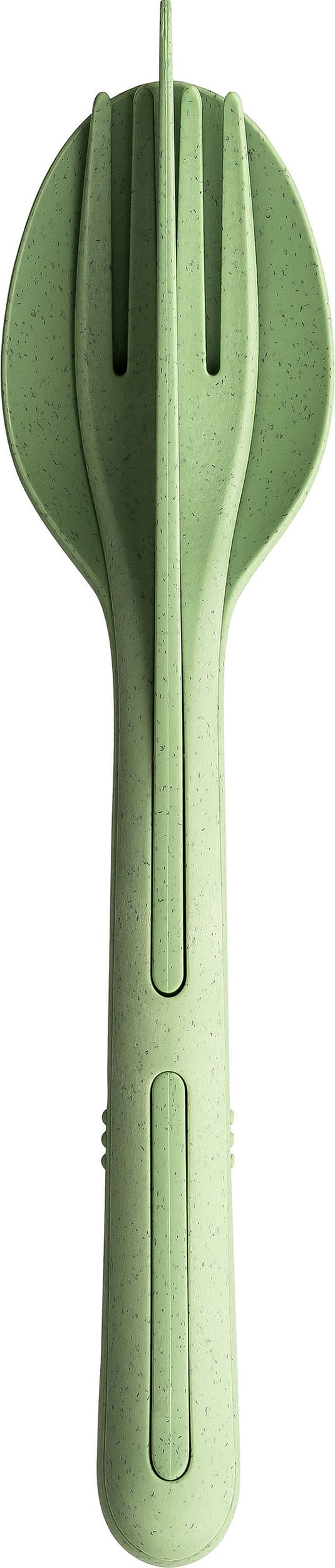 Komplet sztućców Klikk Organic Nature 2 zielony 3 el.