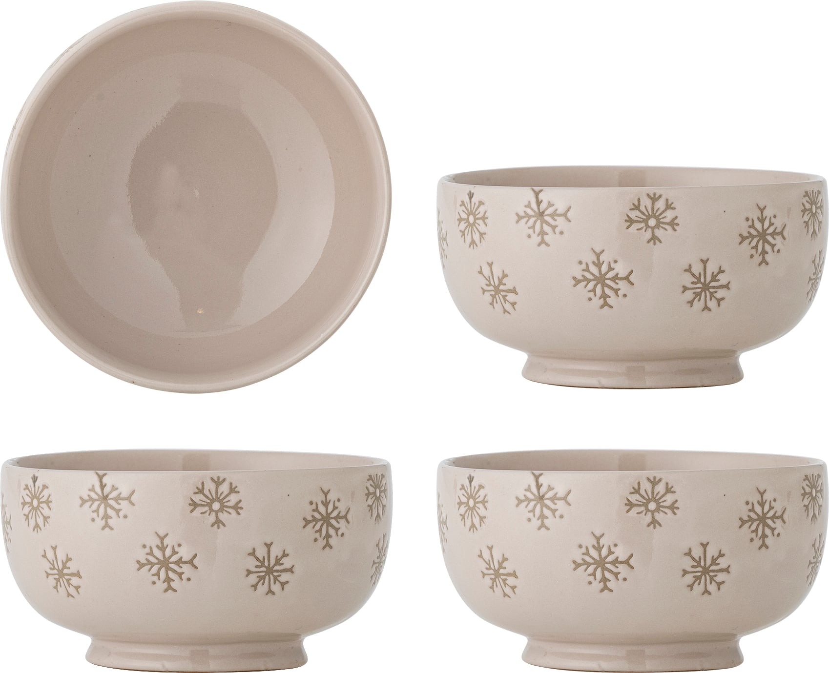 Miski Snowie 584 ml naturalne 4 szt.