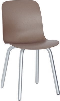 Krzesło Substance aluminium szarobeżowe