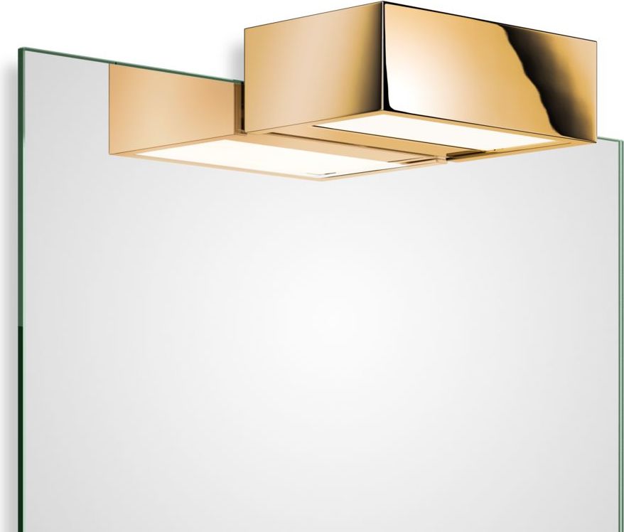 Lampa nad lustro Box Clip On LED 15 cm złota