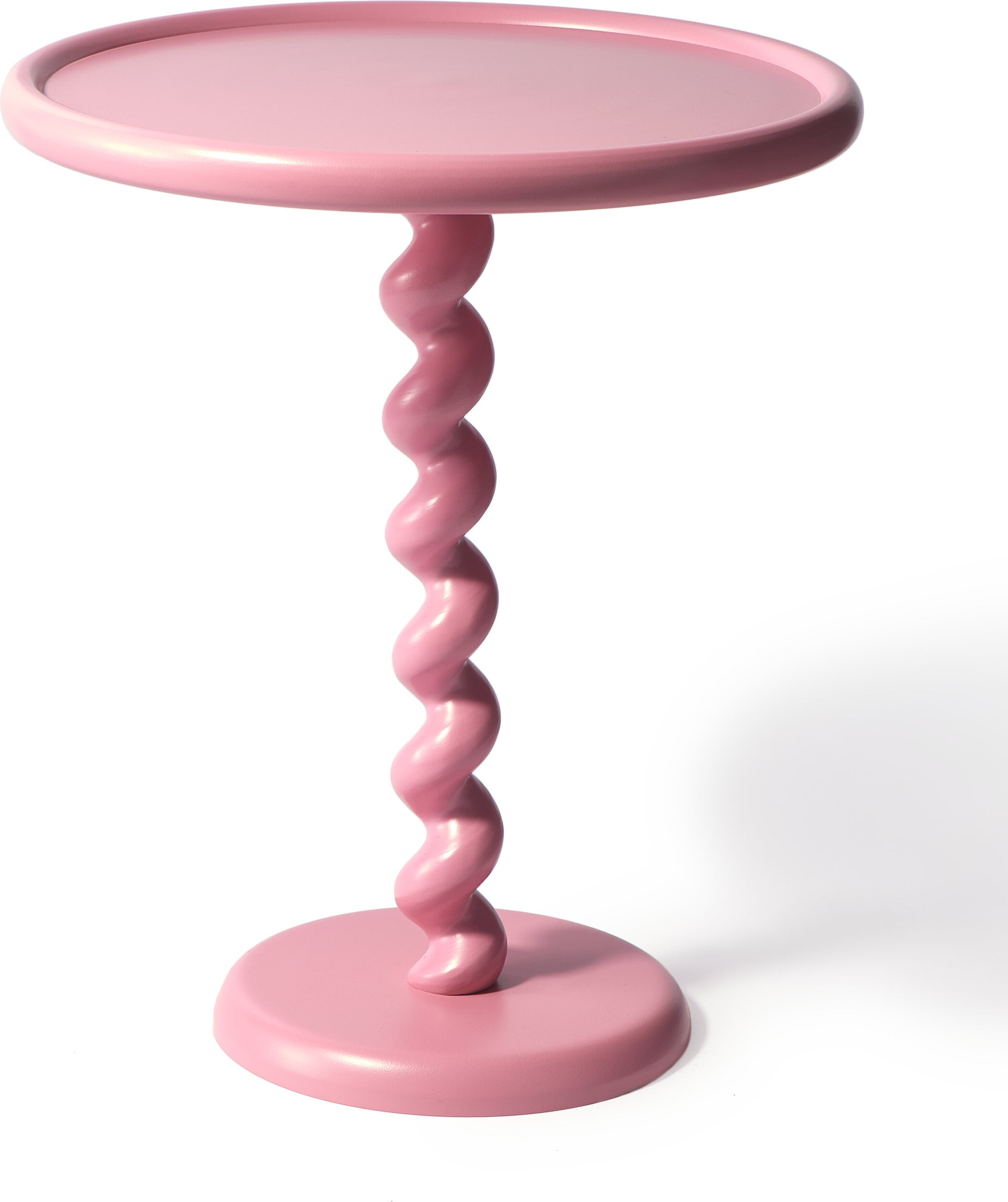 Stolik boczny Twister 56 cm różowy
