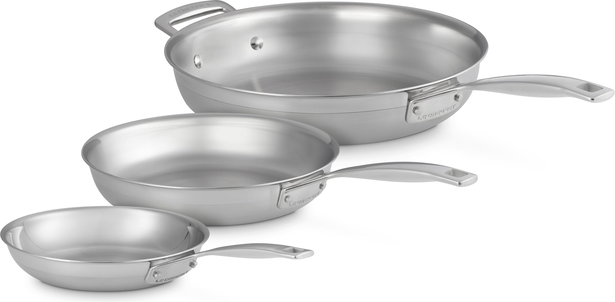 Patelnie 3-ply 20 cm + 24 cm + 28 cm 3 szt.