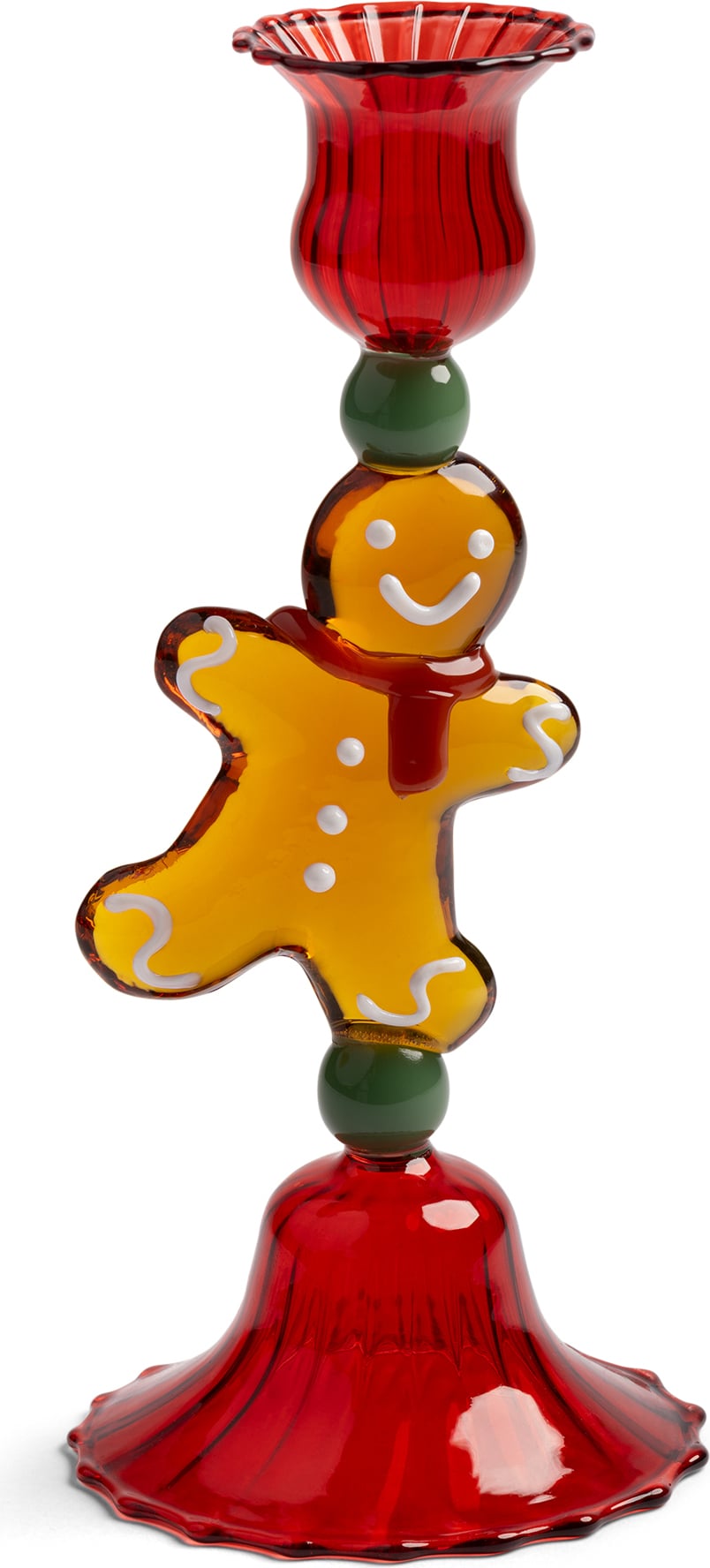 Świecznik na klasyczną świecę Merry Gingerbread 18 cm