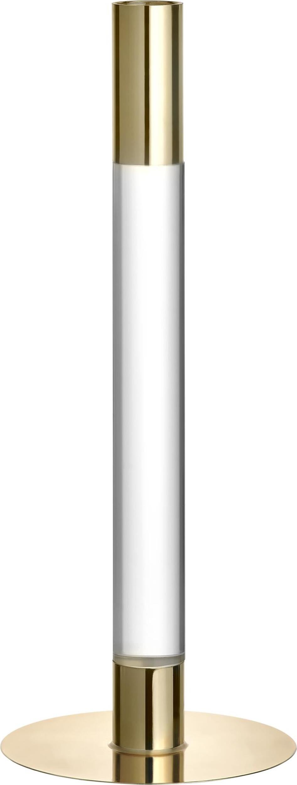Świecznik na klasyczną świecę Lumiere 26 5 cm złoty