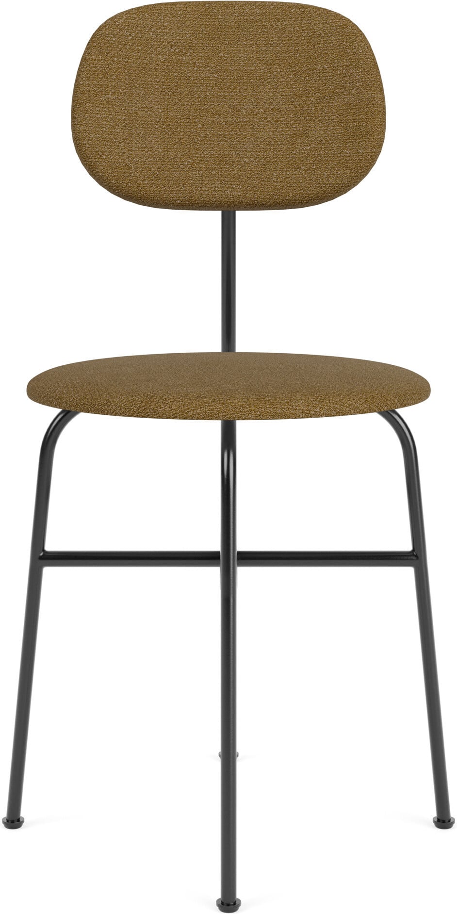 Krzesło Afteroom Plus Bouclé 80 cm brązowe tapicerowane