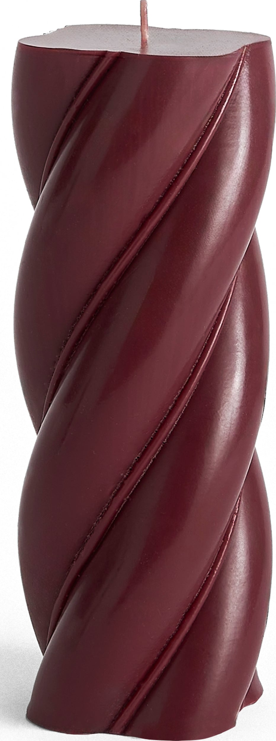 Świeca Soft Serve 19 5 cm bordowa