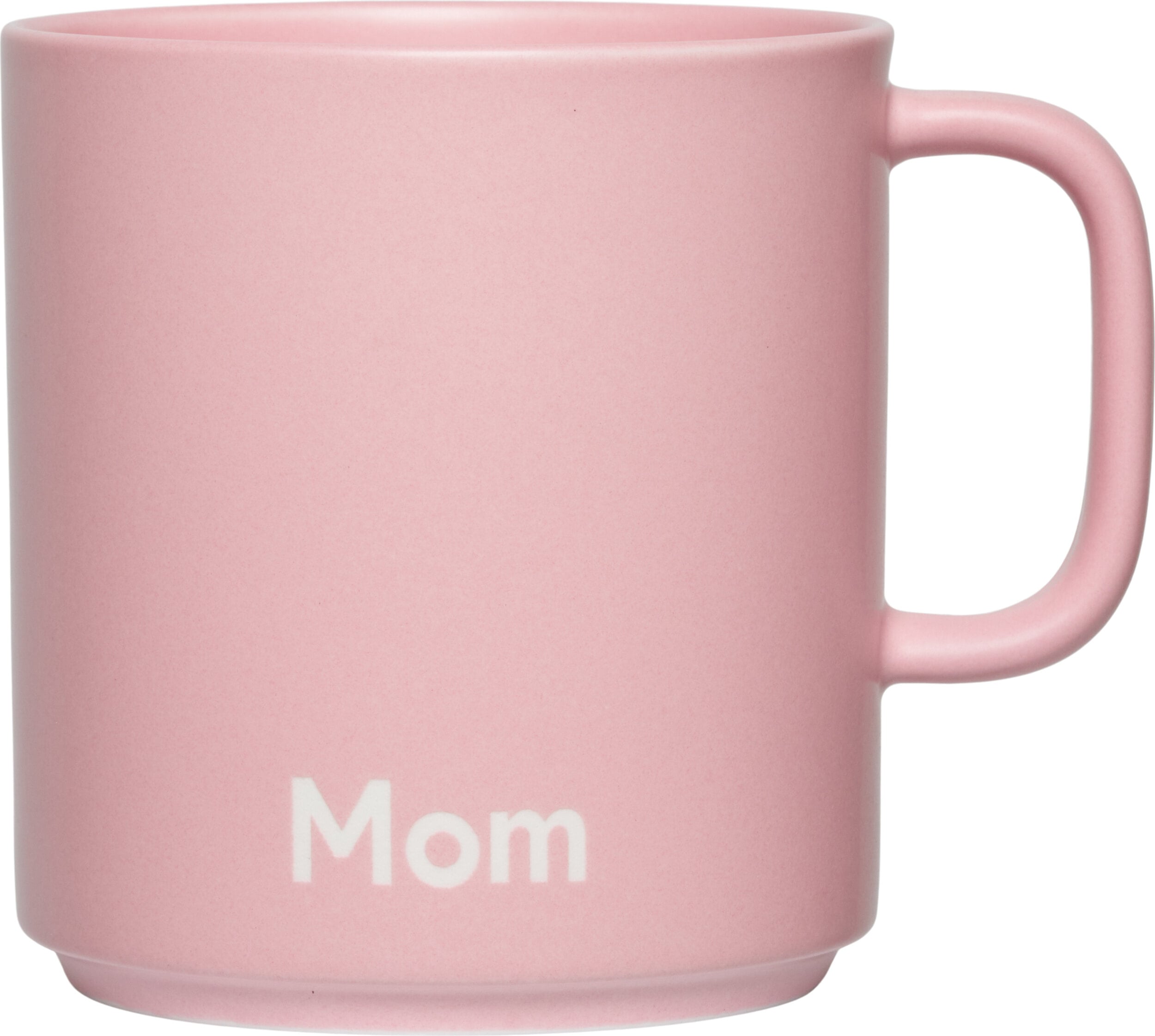 Kubek z uchem Favourite Mom jasnoróżowy