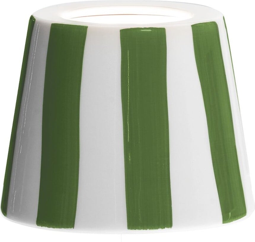 Abażur do lampy Poldina zielony ceramiczny