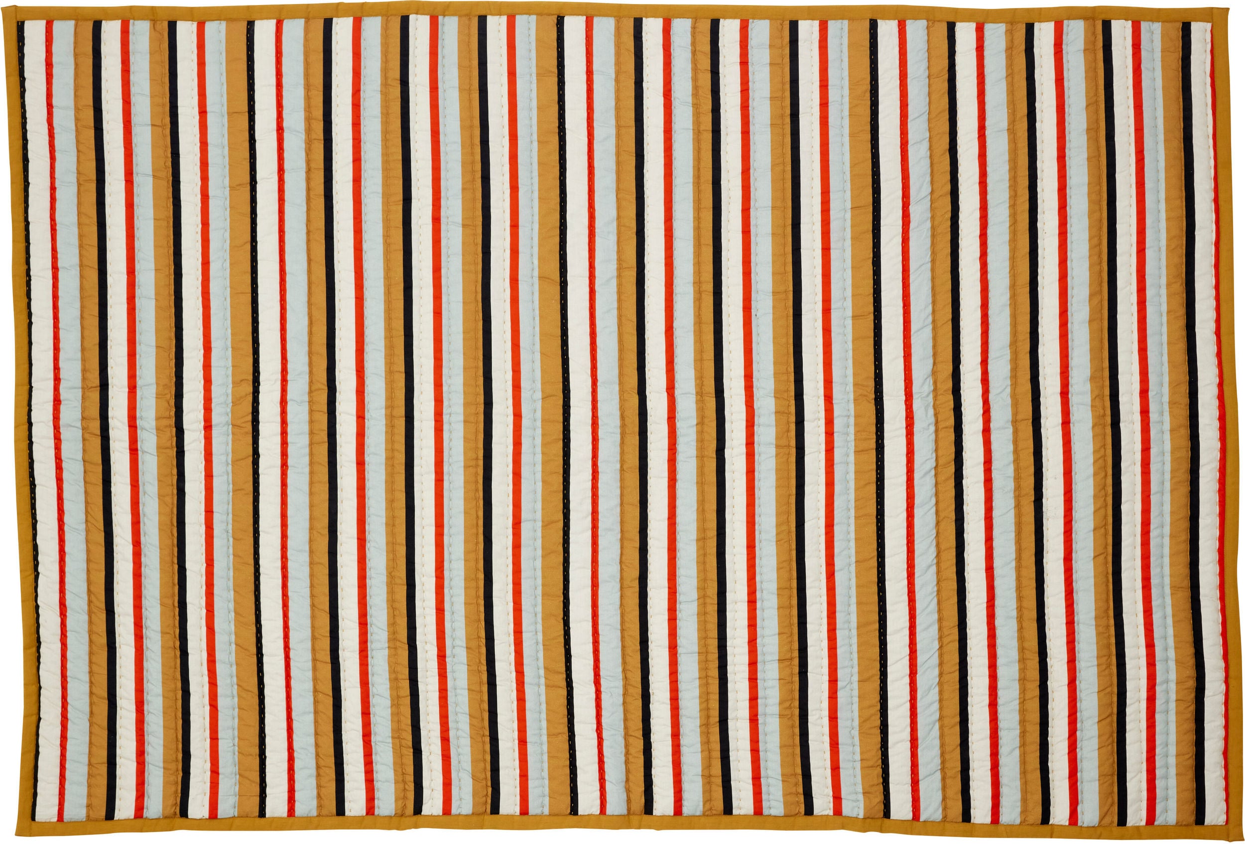 Pled Pavilion w paski 140 x 200 cm ochra