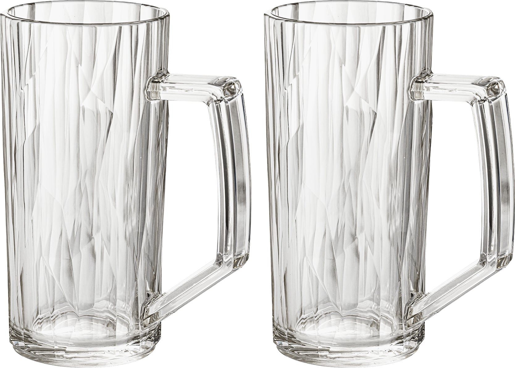 Szklanki do piwa z tworzywa Club No. 25 Tritan 300 ml przezroczyste 2 szt.
