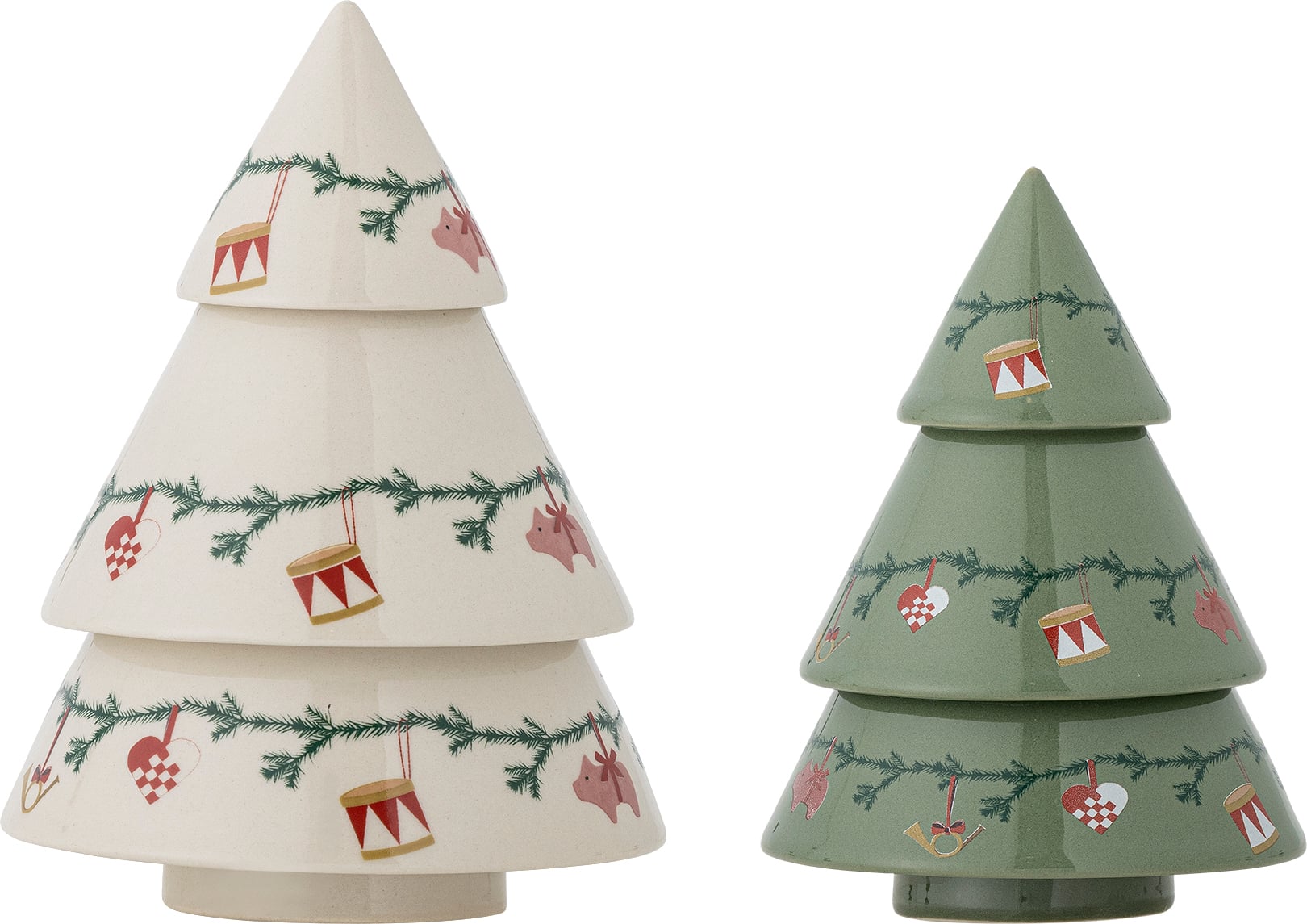 Dekoracje świąteczne Yule choinki 2 szt.