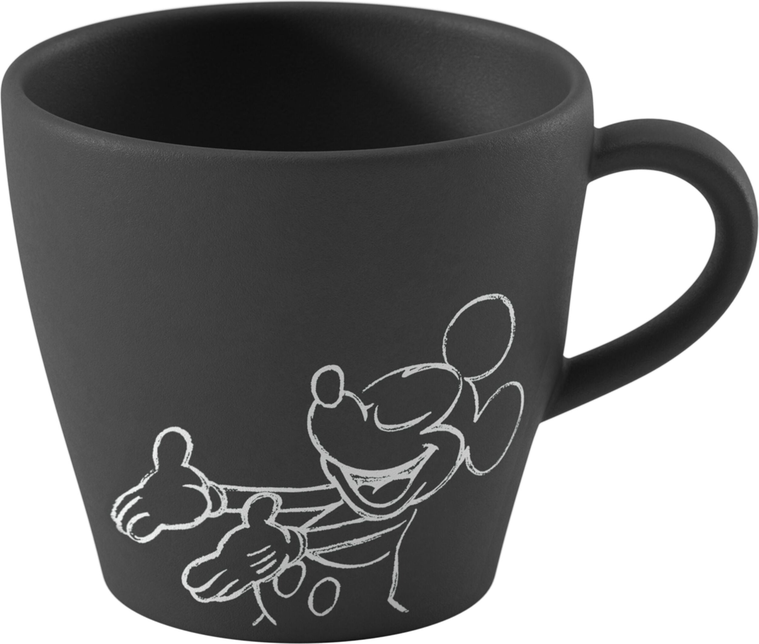 Filiżanka do kawy Manufacture Rock Mickey Mouse 160 ml czarna