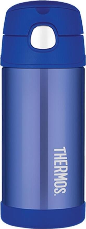 Butelka termiczna ze słomką FUNtainer 355 ml ciemnoniebieska