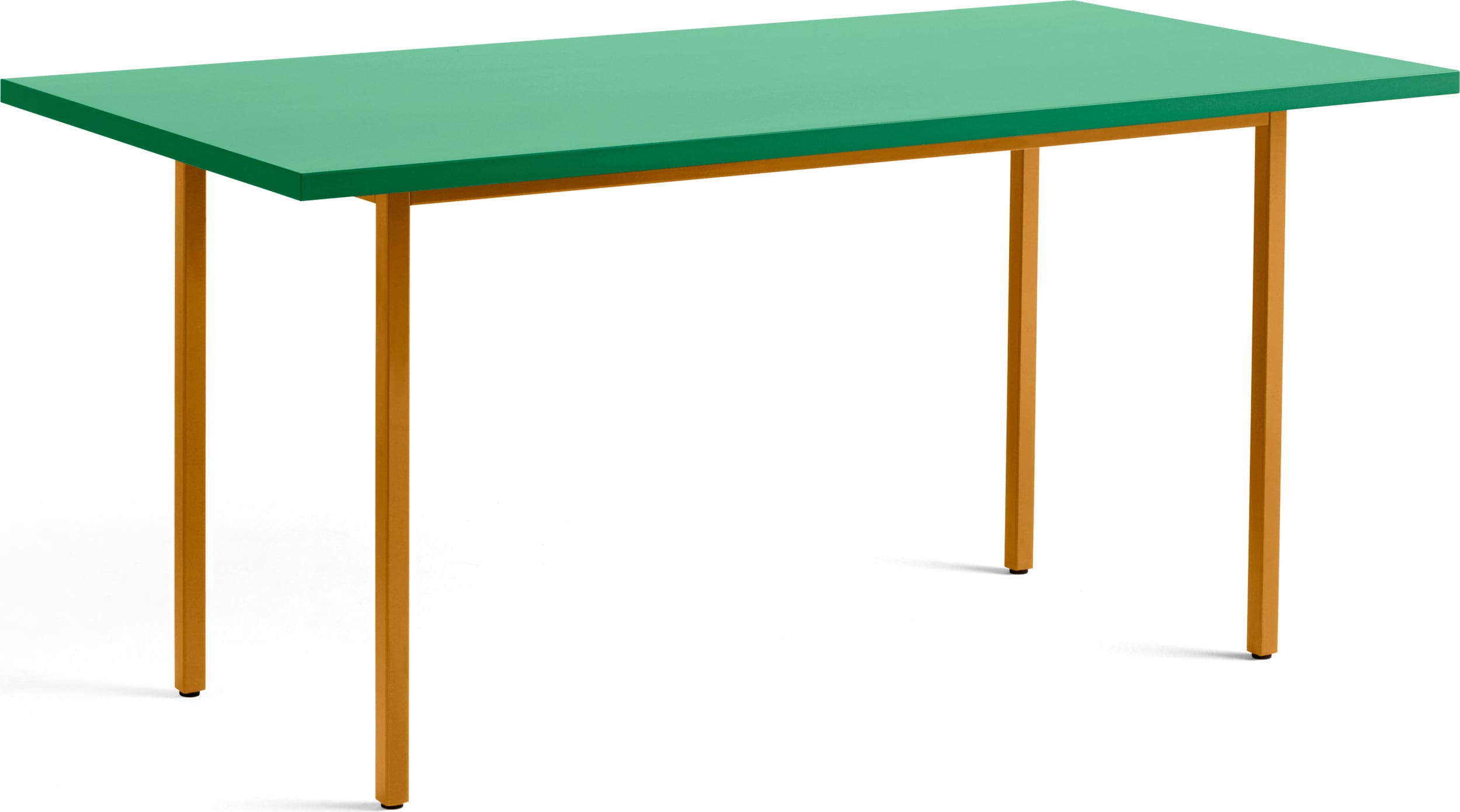 Stół Two-Colour 160 x 82 cm zielono-pomarańczowy