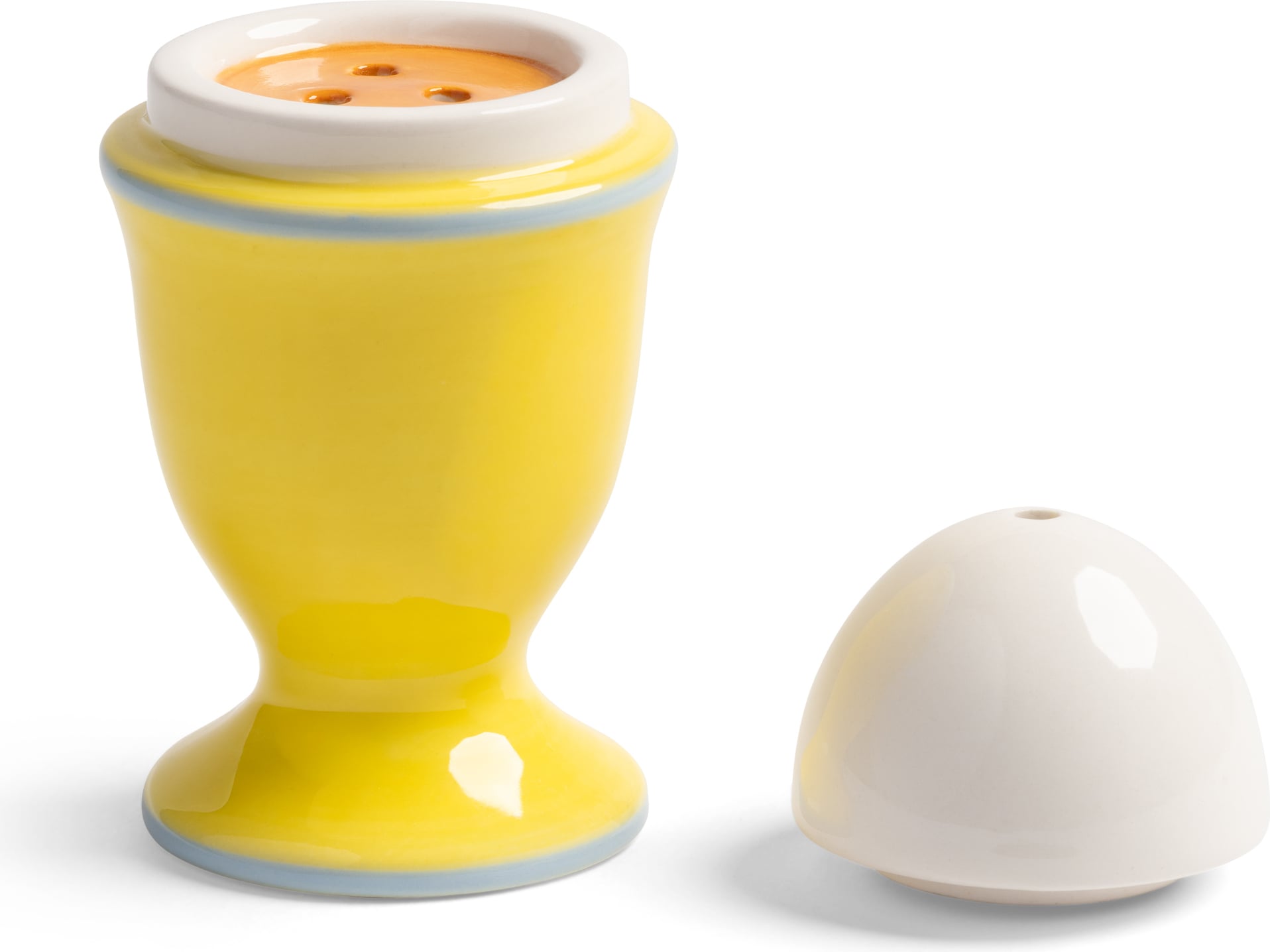 Solniczka i pieprzniczka &K Egg żółta