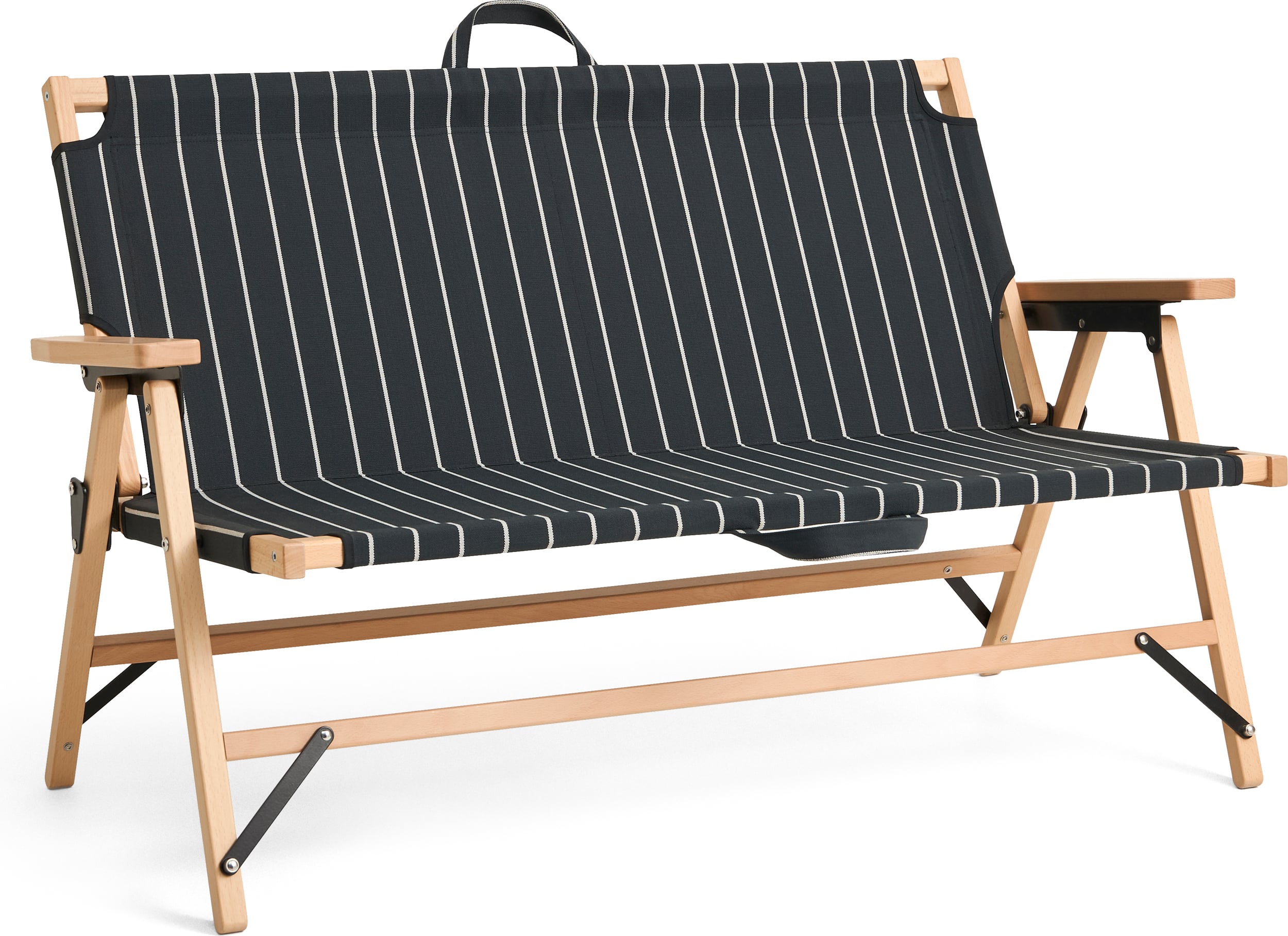 Sofa ogrodowa składana Outdoor Market czarna