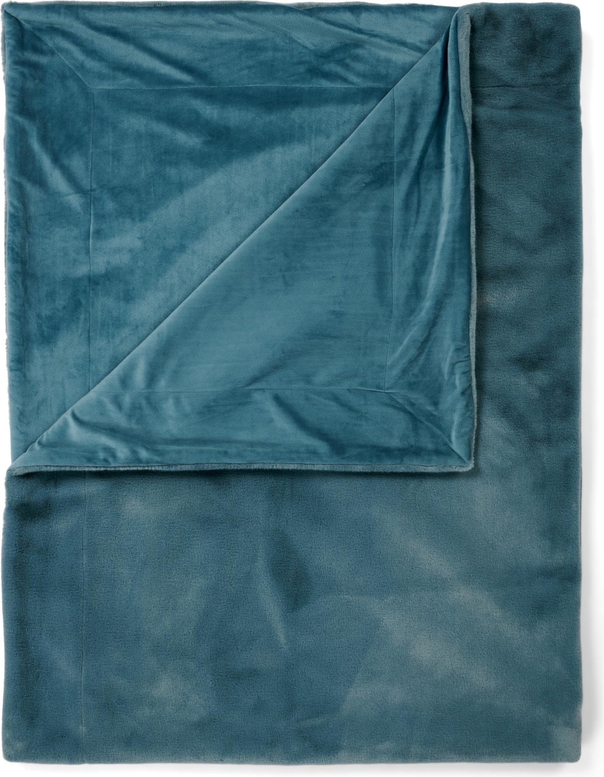 Koc futrzany Furry 150 x 200 cm szaroniebieski