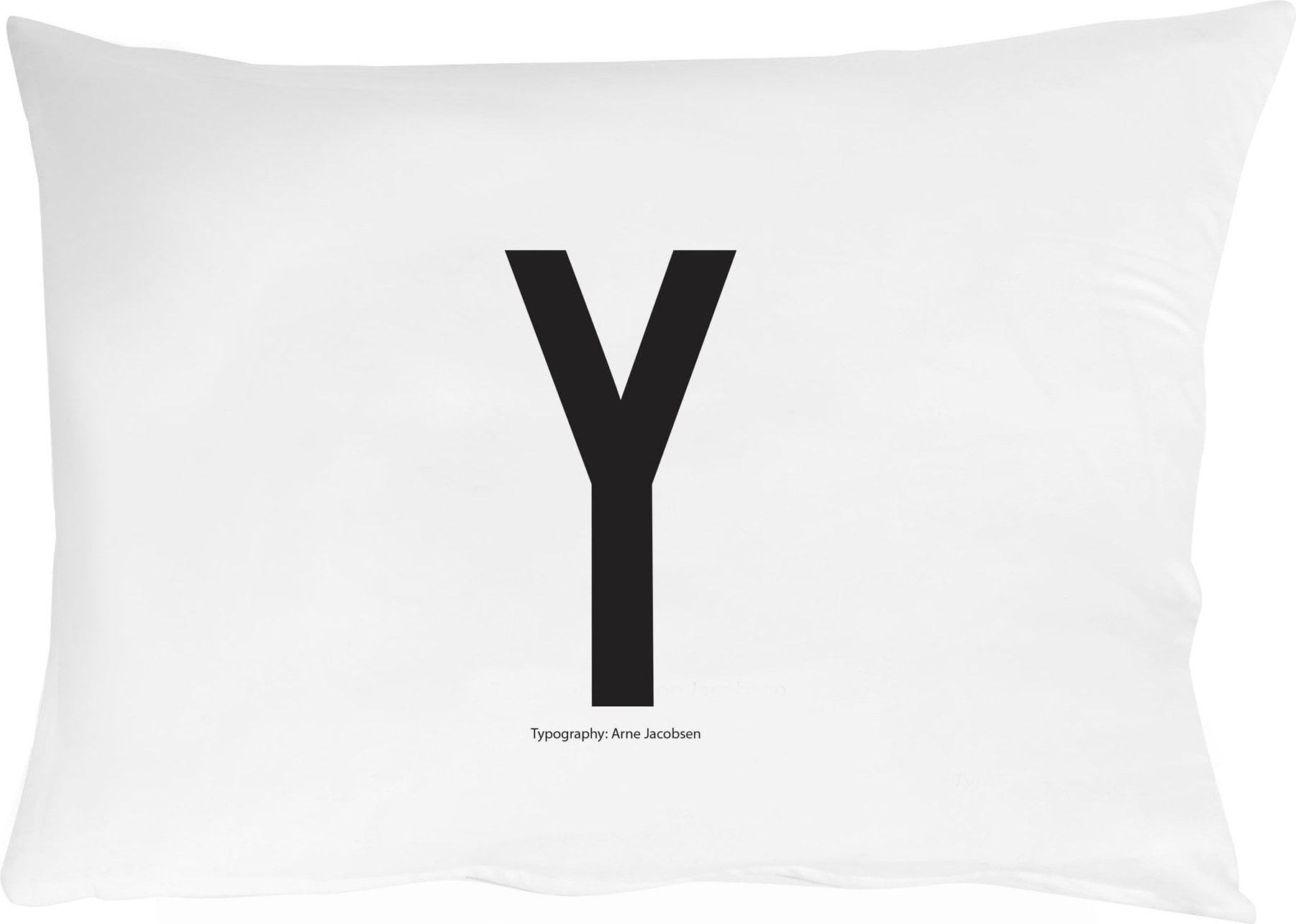 Poszewka na poduszkę Arne Jacobsens Vintage ABC litera Y