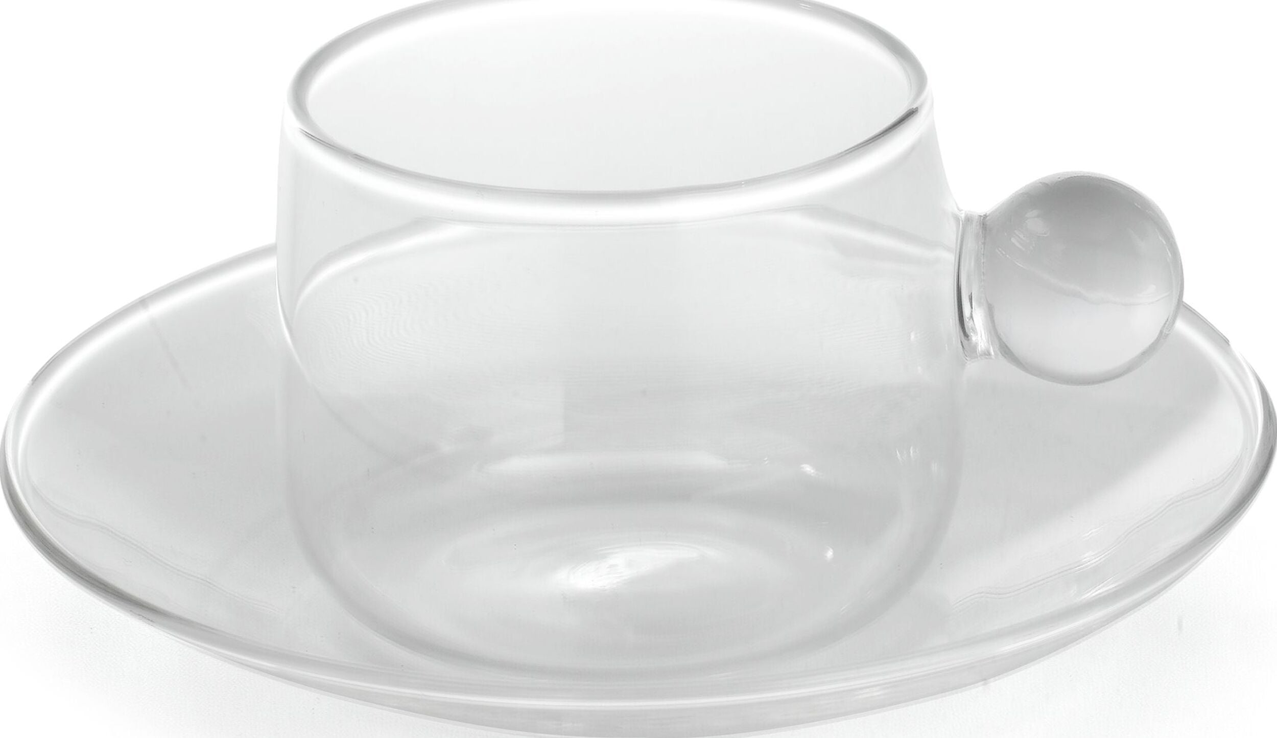 Filiżanka do kawy Bilia 120 ml biała ze spodkiem