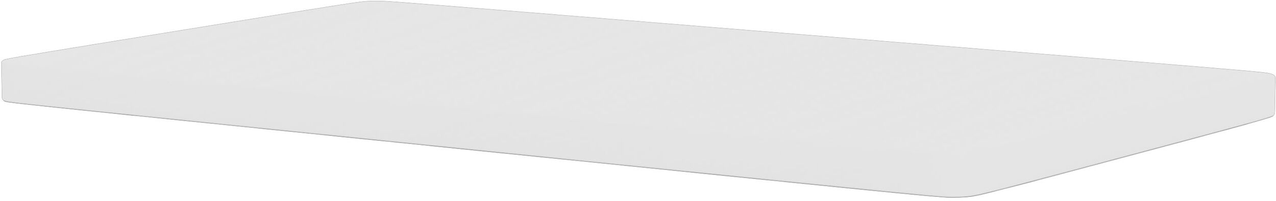 Blat MDF do systemu modułowego Panton Wire 33 x 18 8 cm zgaszona biel