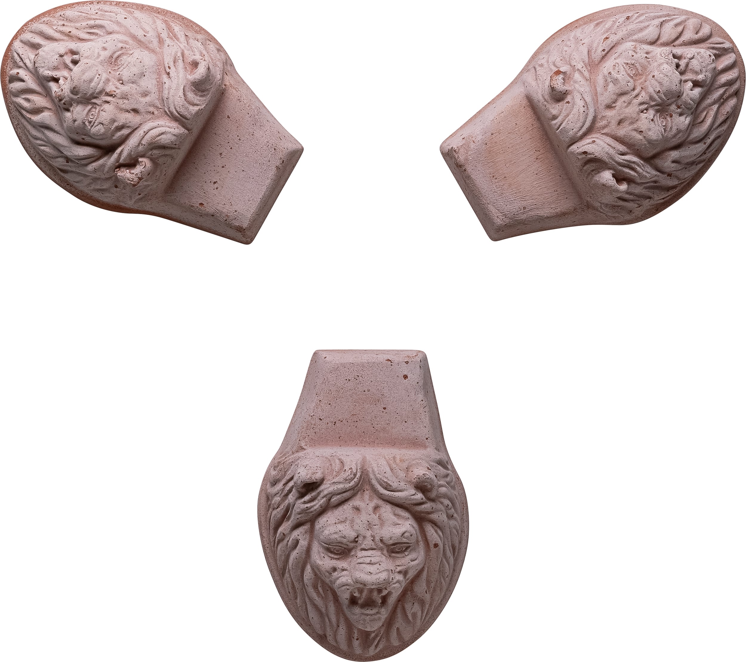 Nóżki pod doniczkę Bergs Potter Lion Head różowe