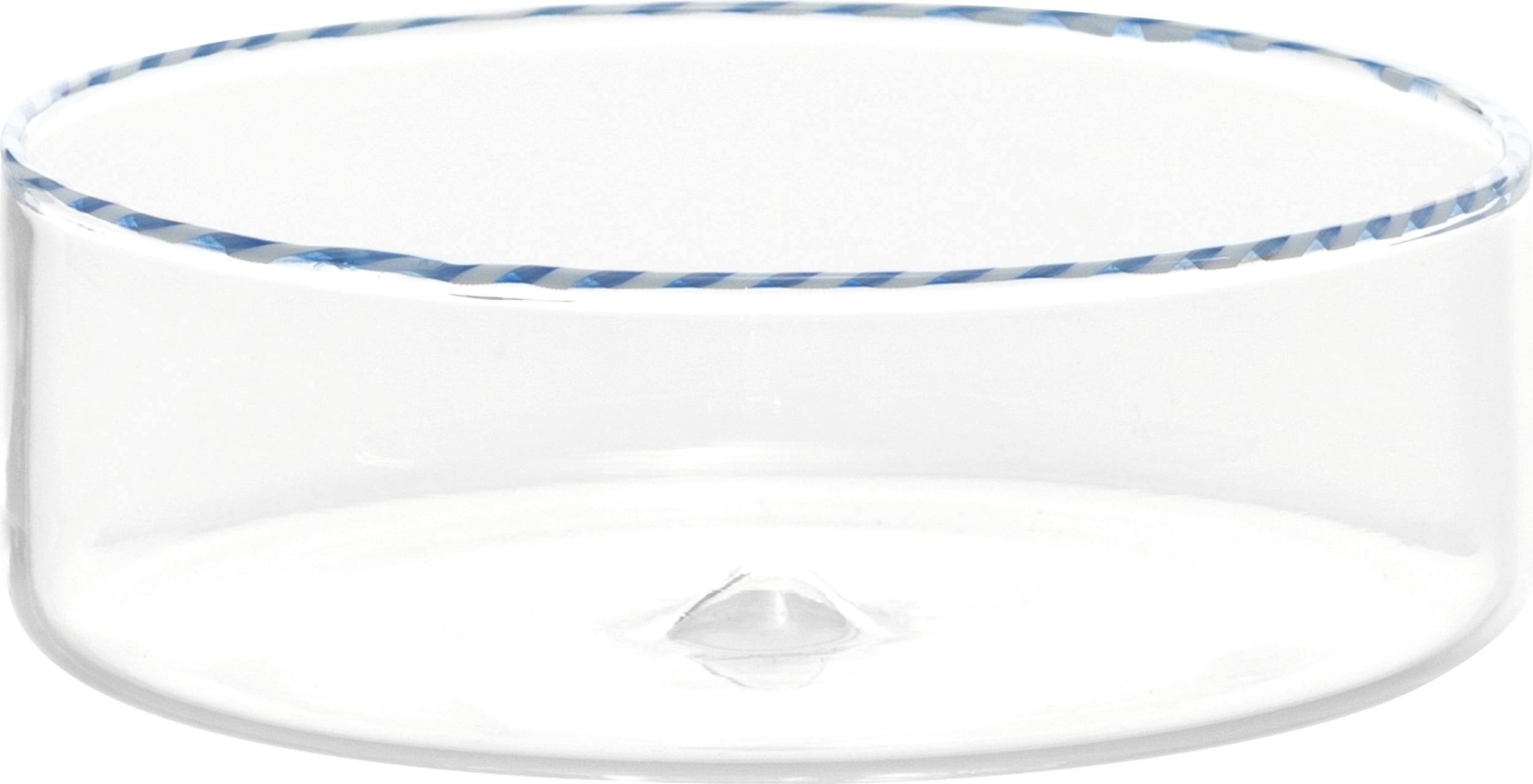 Miska Intrecci 900 ml biało-niebieska