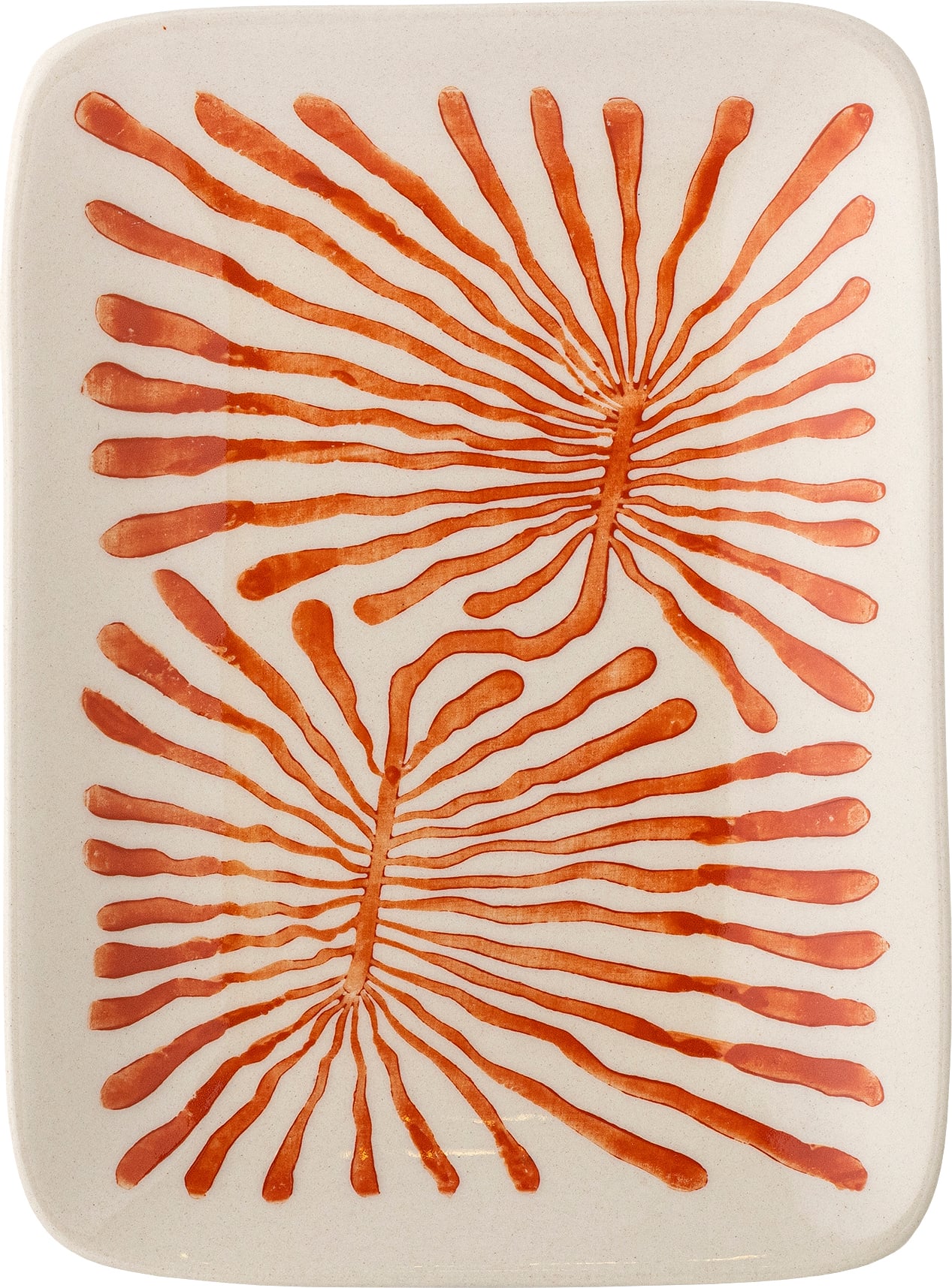 Półmisek Fauni 11 5 x 15 cm czerwony