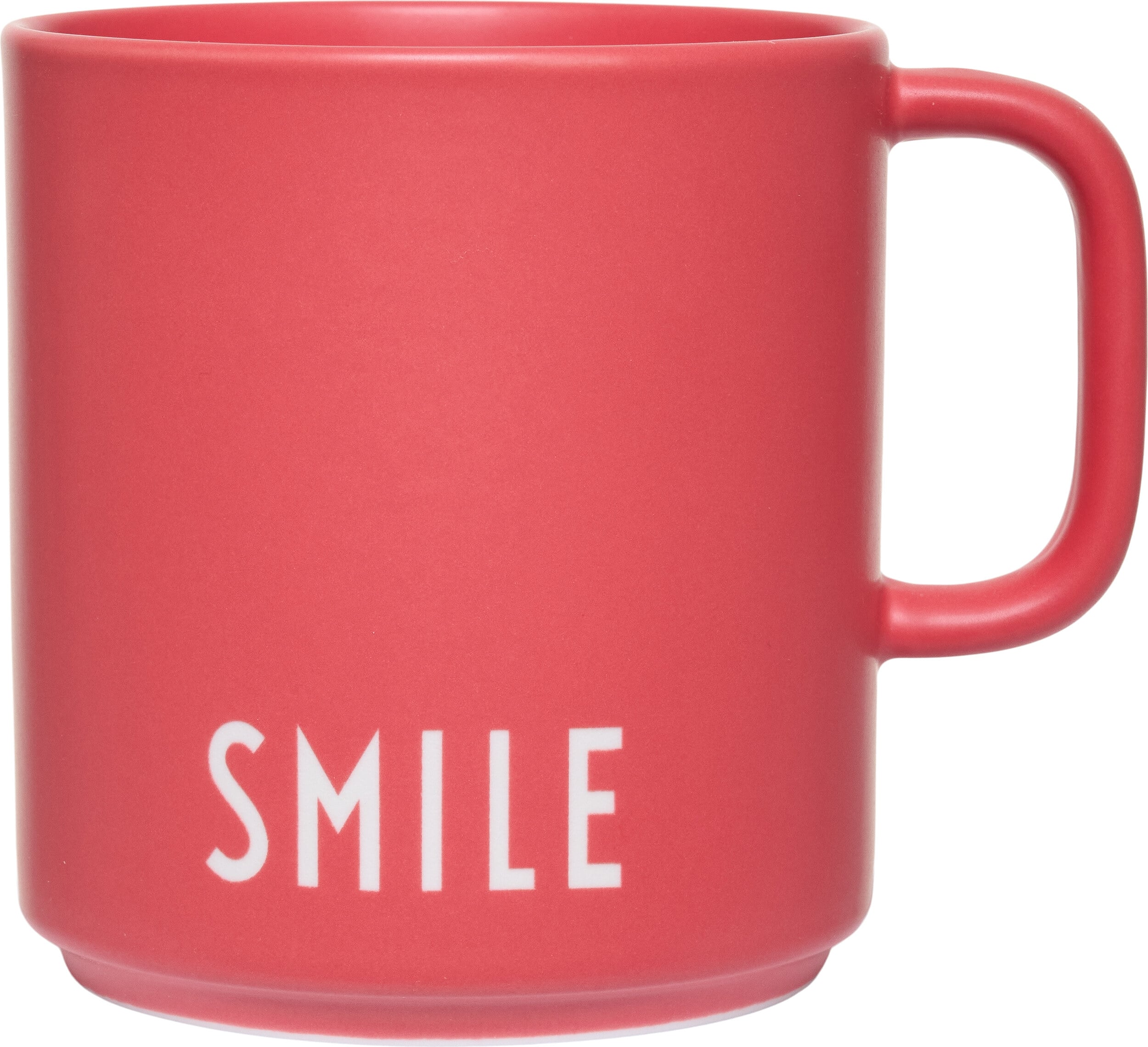 Kubek z uchem Favourite Smile czerwony