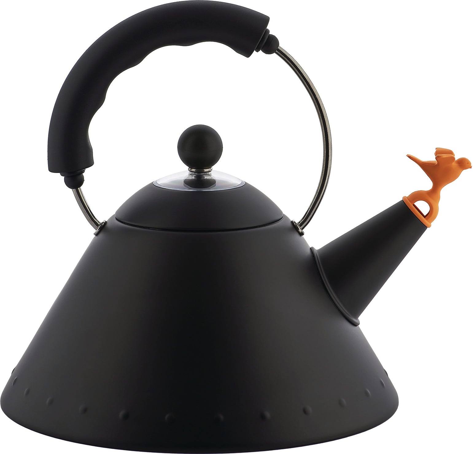 Czajnik z gwizdkiem 9093 Alessi 2 l czarny mat