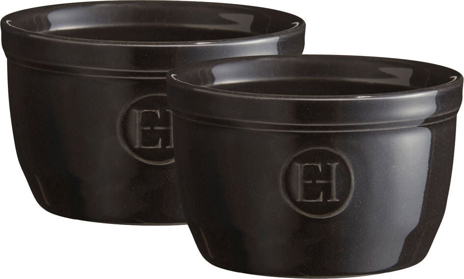 Kokilki Emile Henry 9 cm czarne 2 szt.