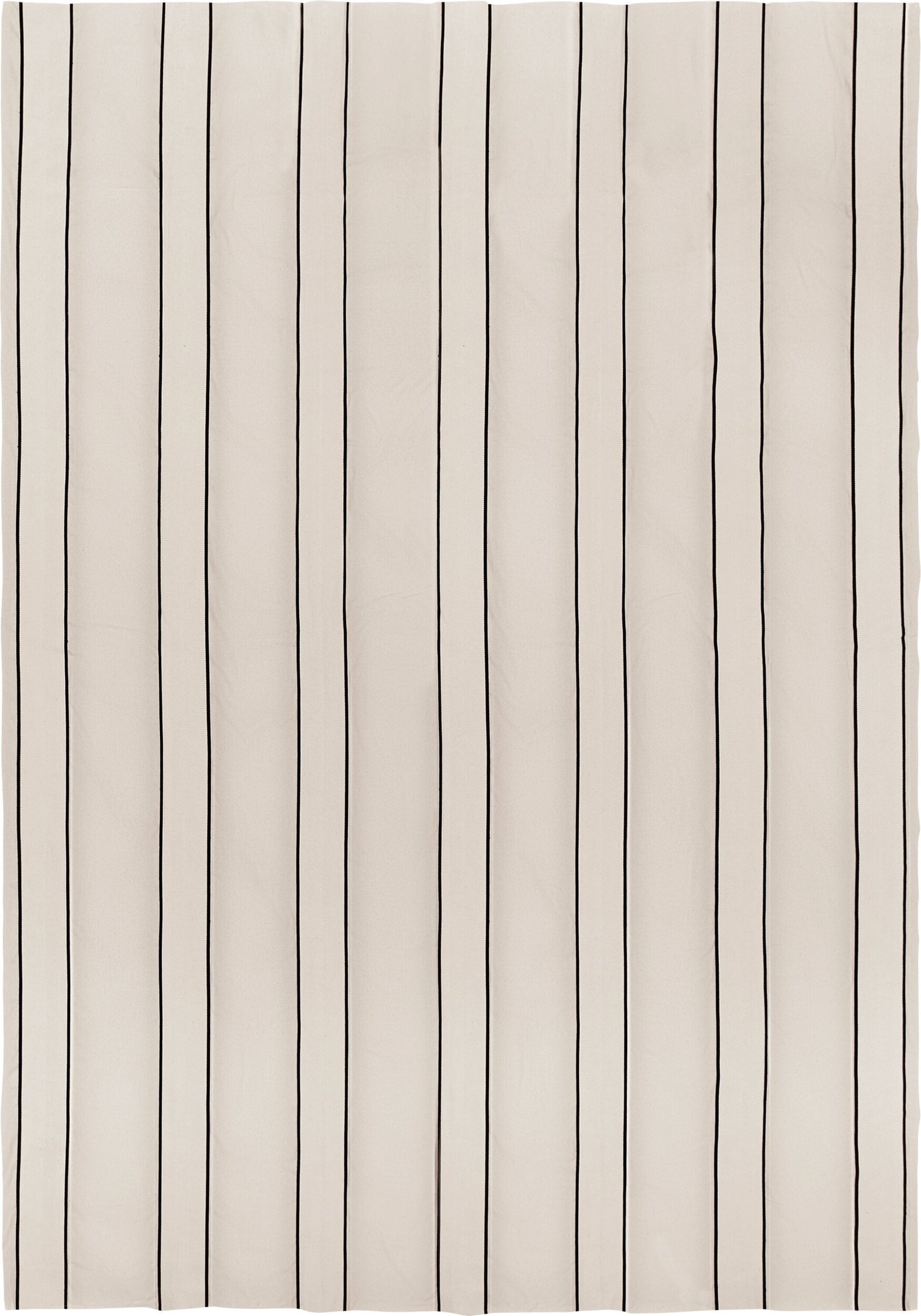 Narzuta Twill w paski 180 x 260 cm złamana biel