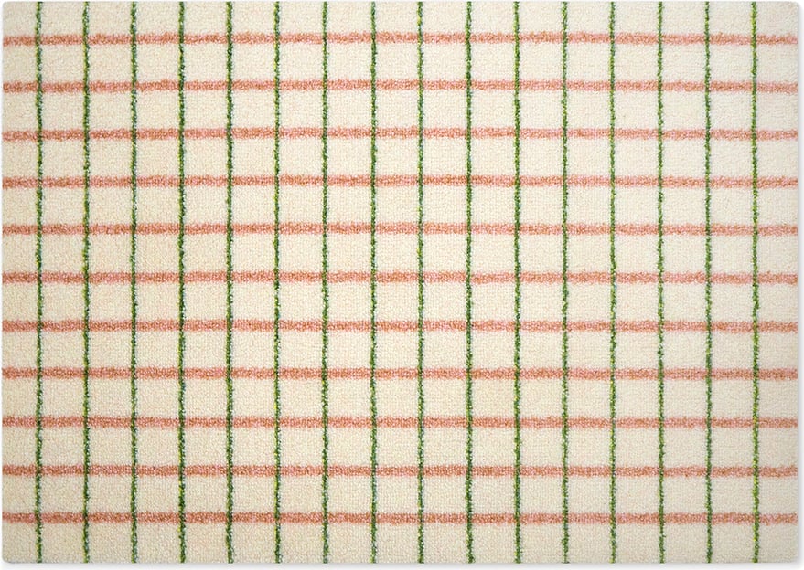 Wycieraczka Grid Lime Candycane 60 x 85 cm