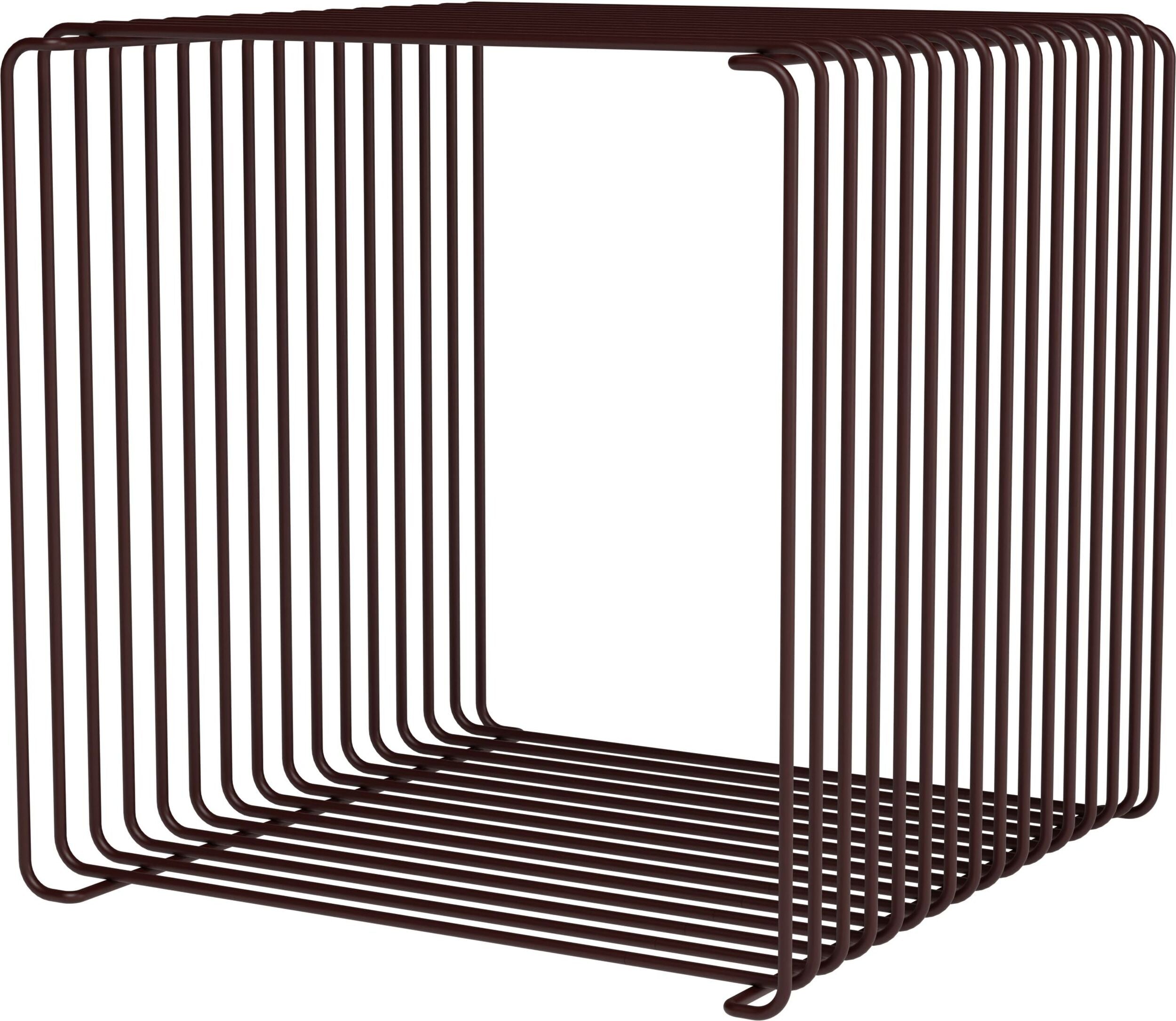 System modułowy Panton Wire 34 8 x 34 8 x 34 8 cm bordowy