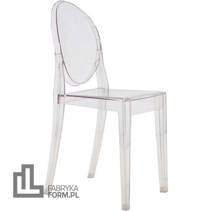 Krzesło Victoria Ghost kryształowe