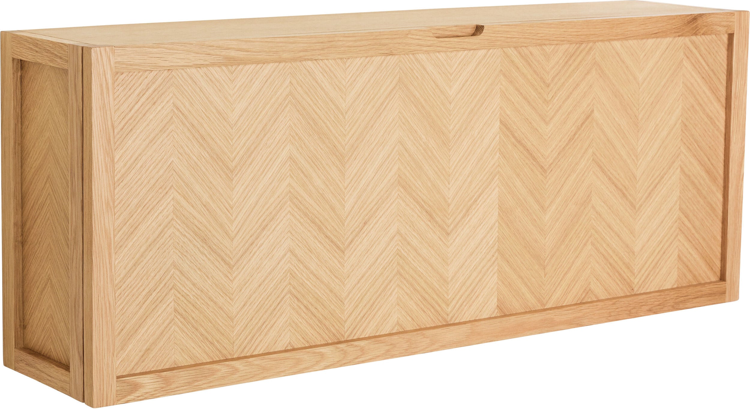 Szafka na buty Herringbone 100 cm naturalny dąb