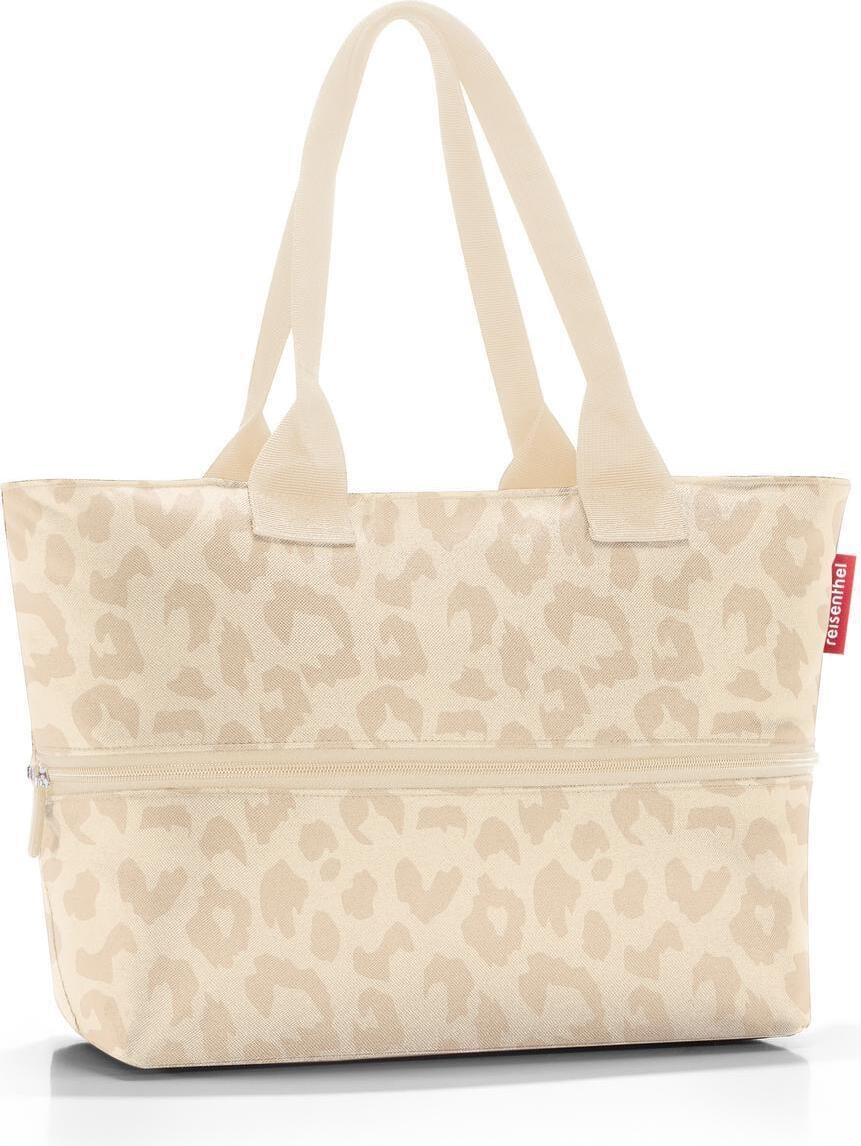 Torba Shopper E1 w cętki beżowa z recyklingu