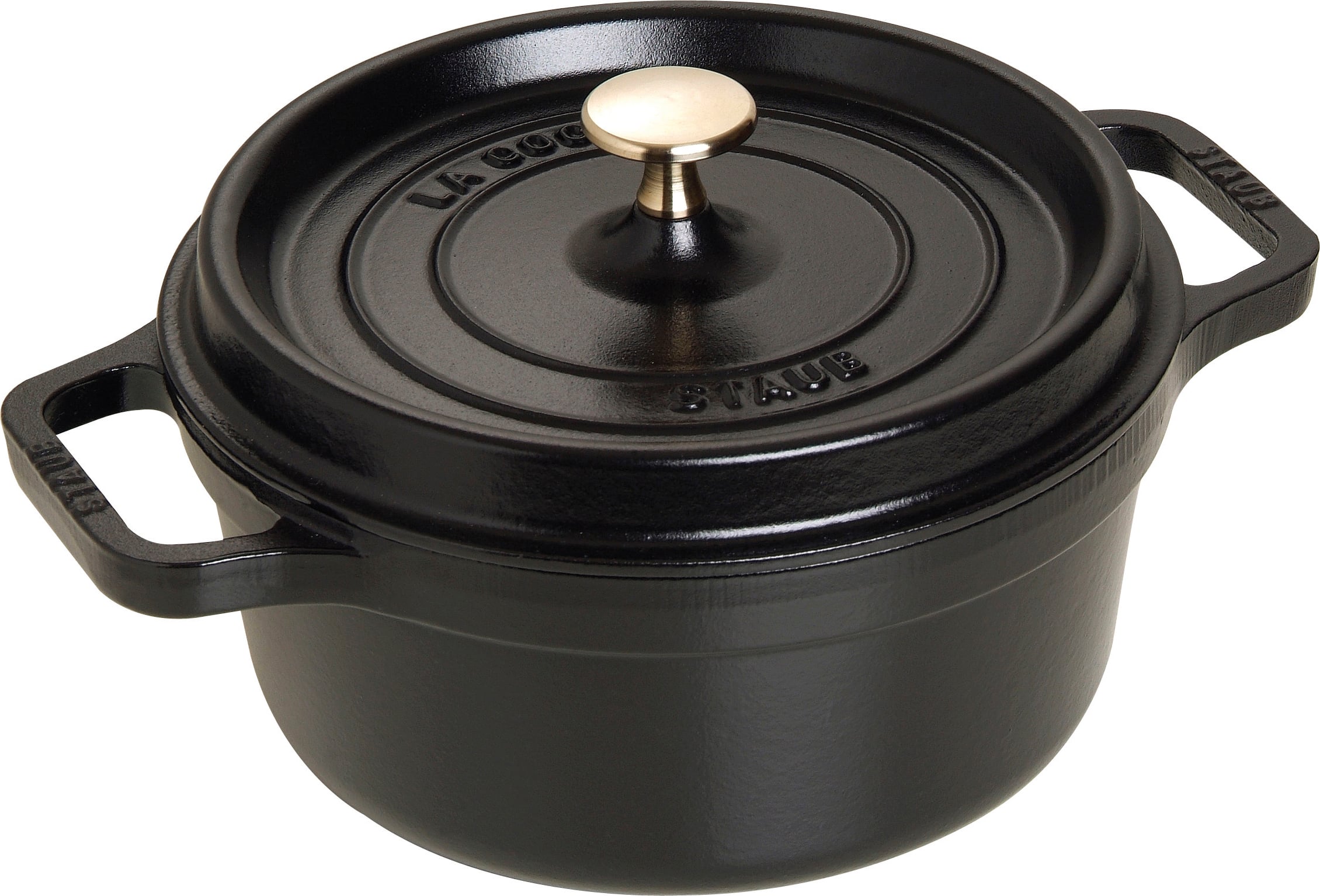 Garnek La Cocotte 2 6 l czarny żeliwny