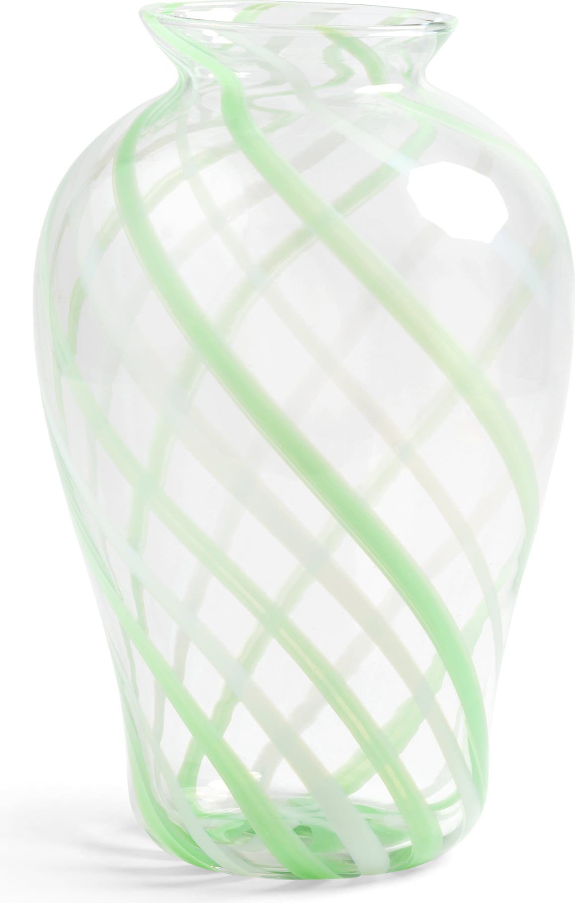 Wazon Yogu Spiral 33 5 cm zielony