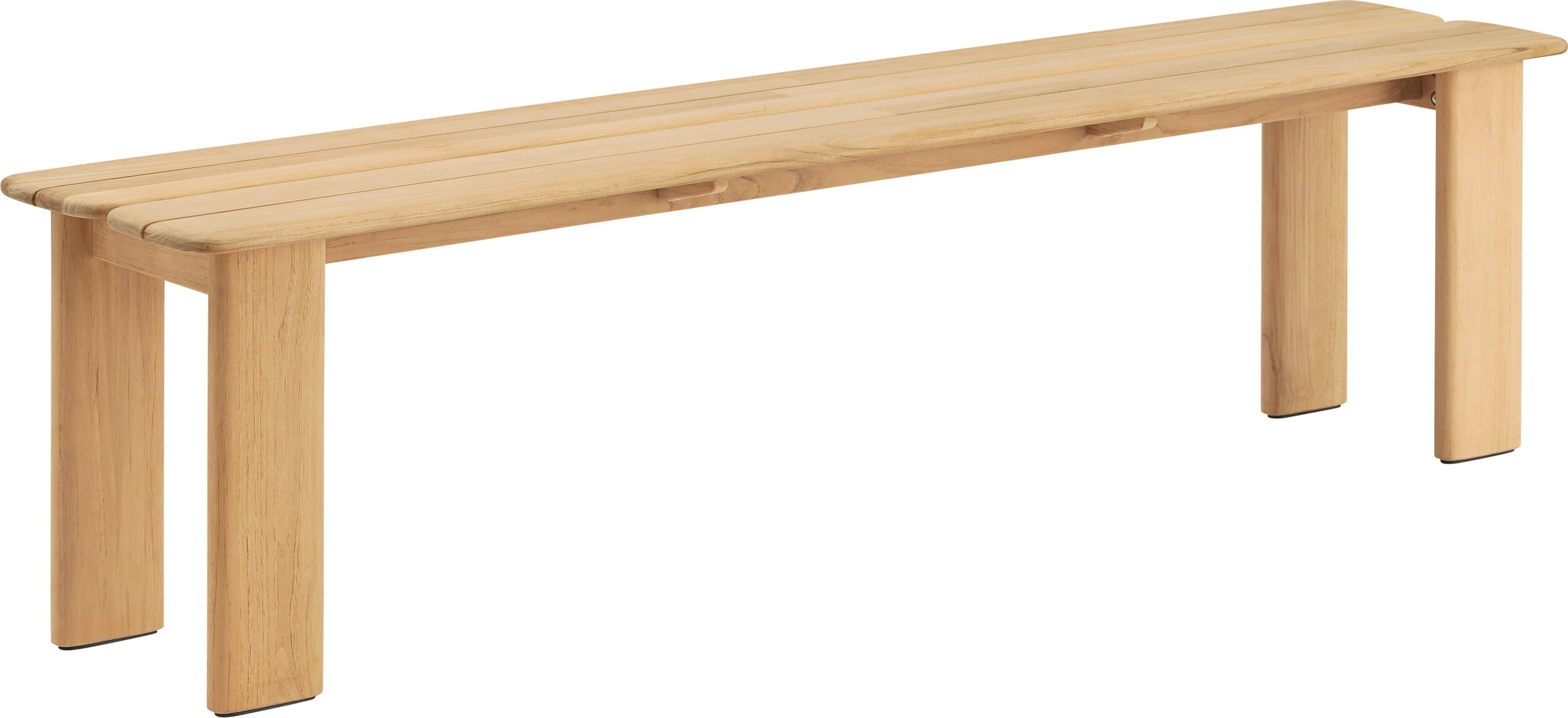 Ławka ogrodowa Assemble 180 x 36 5 cm naturalne drewno