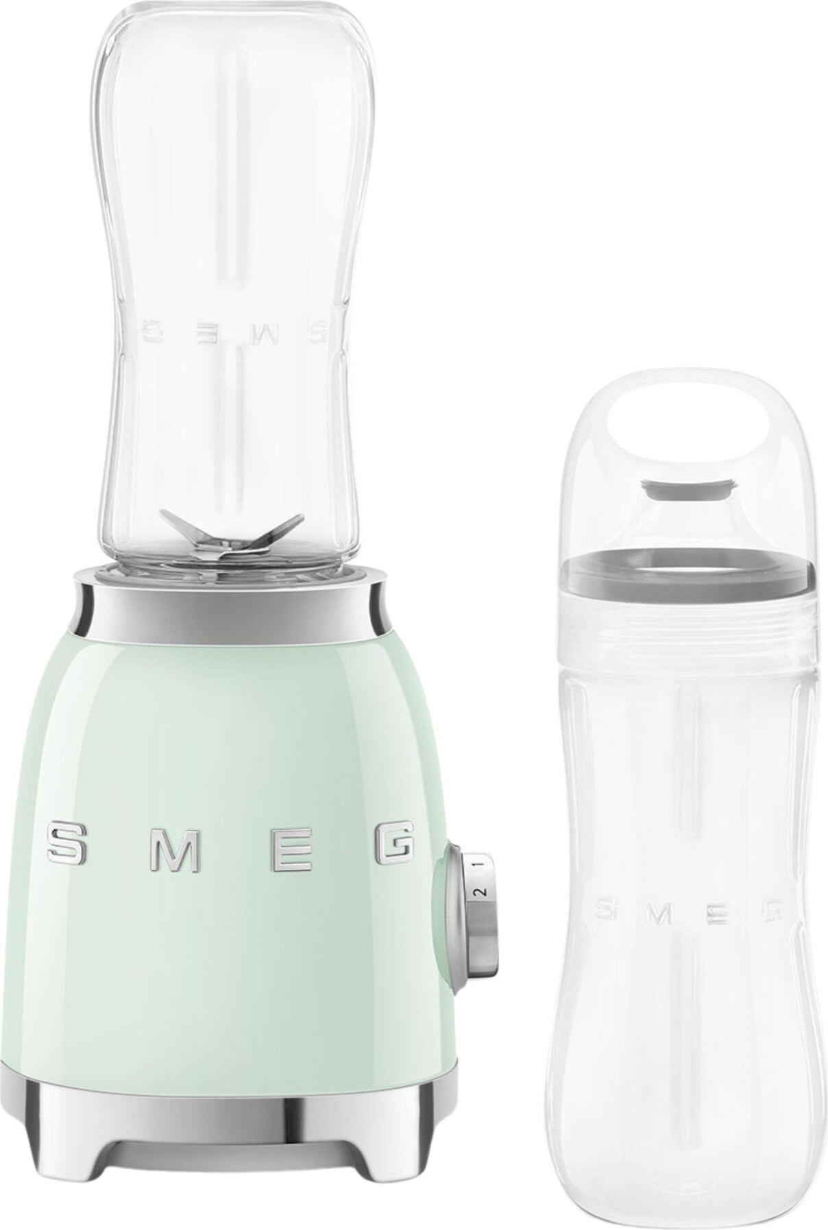 Blender Sport 50's Style pastelowa zieleń z dodatkową butelką
