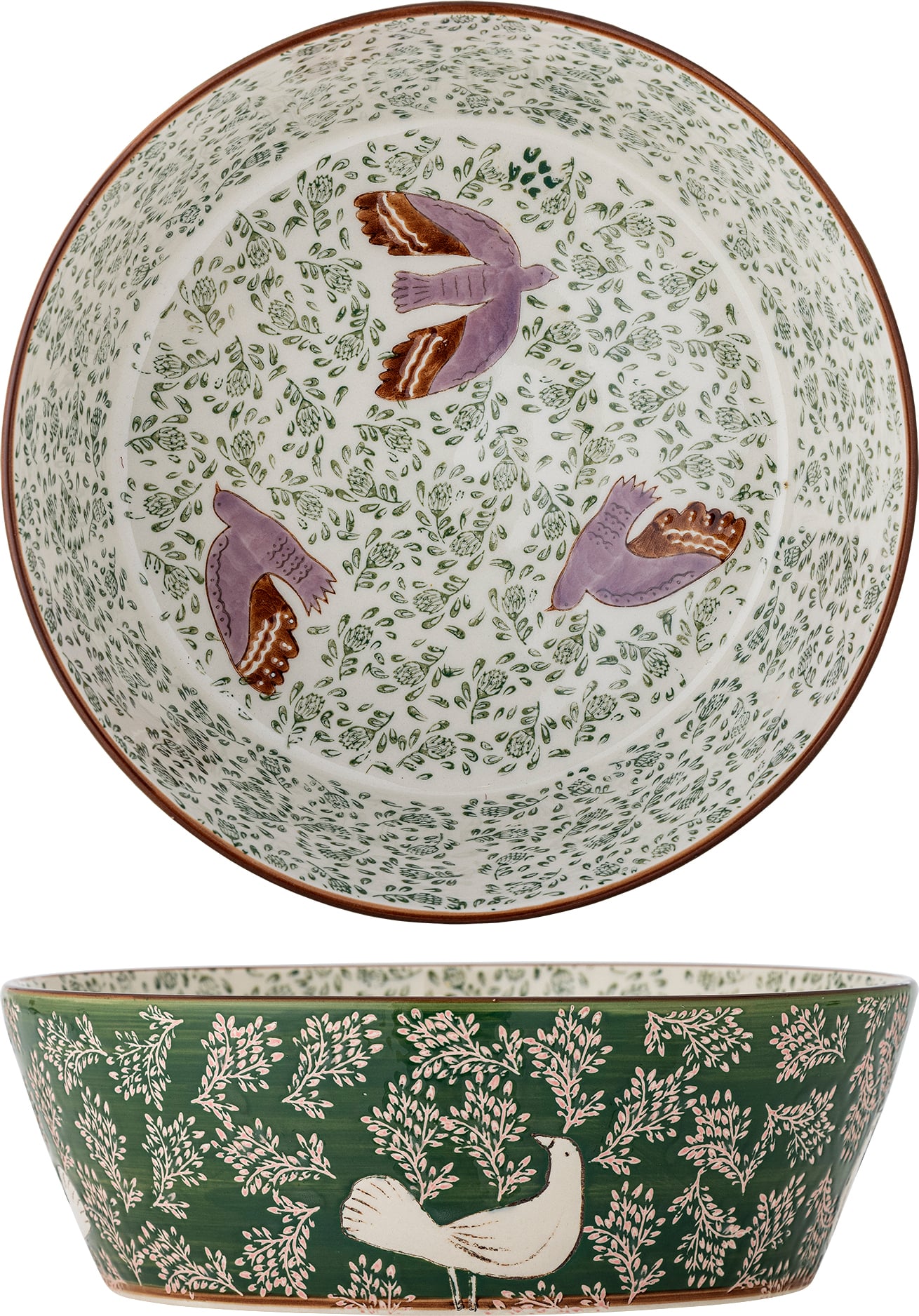 Misa Hezha 28 cm zielono-różowa