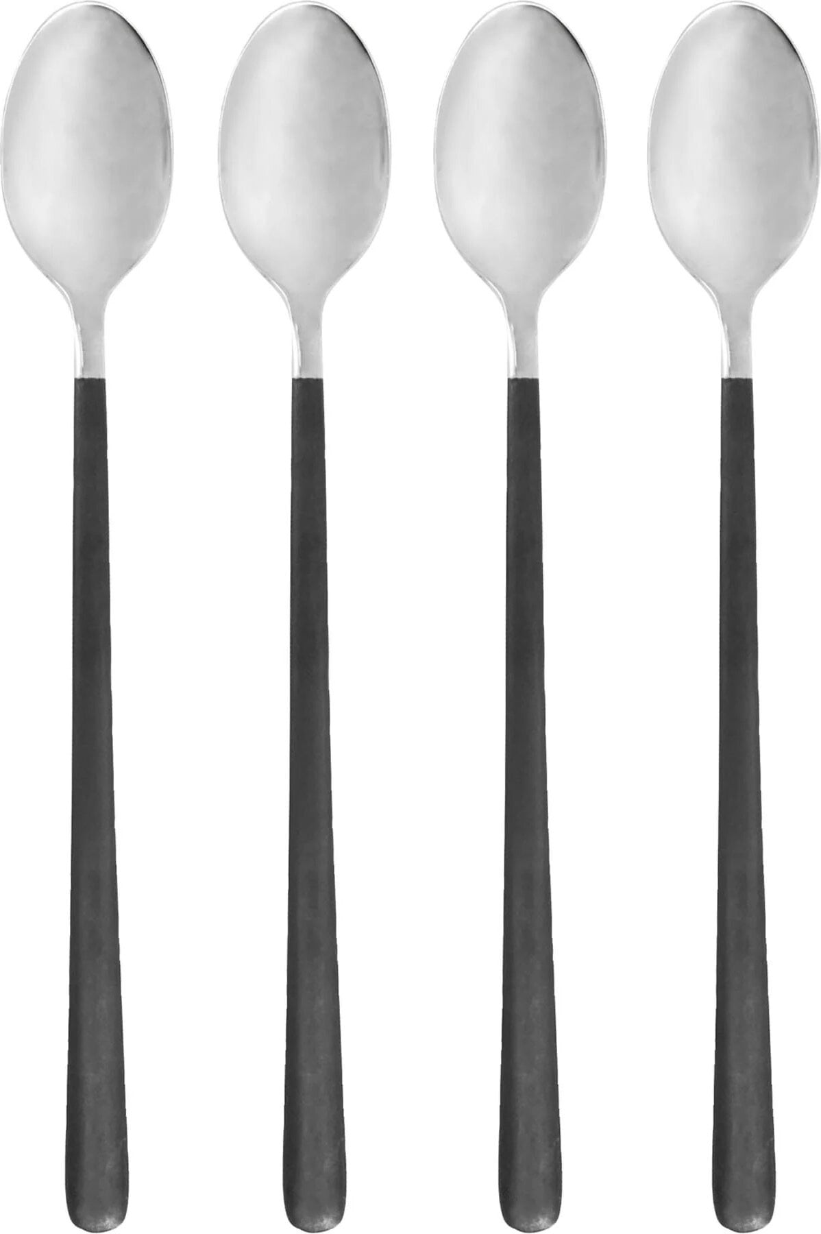 Łyżeczki do latte Ox 19 5 cm czarne 4 szt.