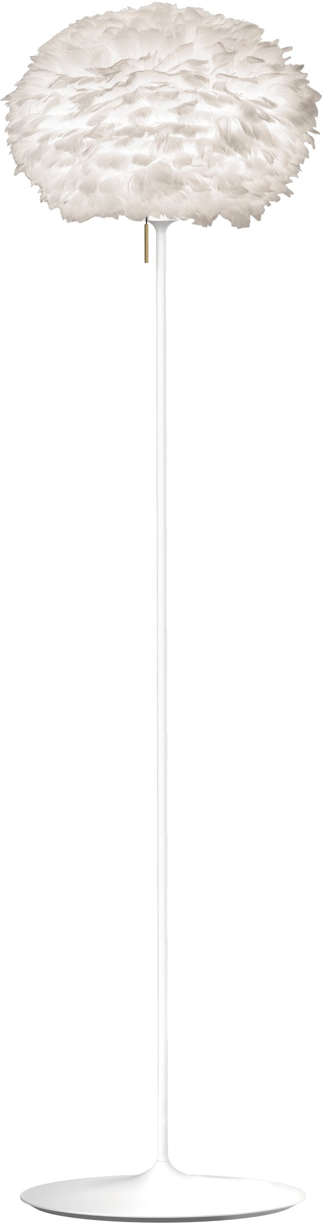 Lampa podłogowa Eos 45 cm biała z białą podstawą